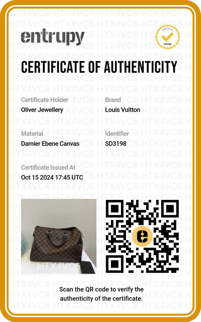 Louis Vuitton Damier Ebene Speedy 35