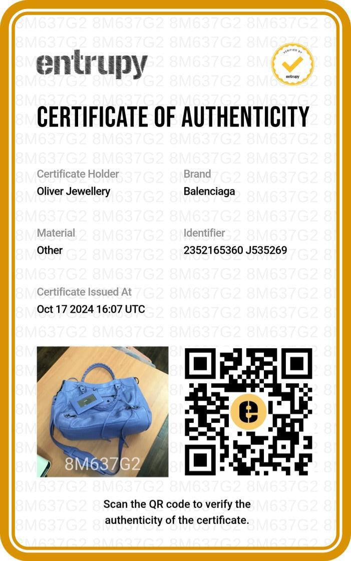 Balenciaga Lavender Agneau Leather City Velo Bag