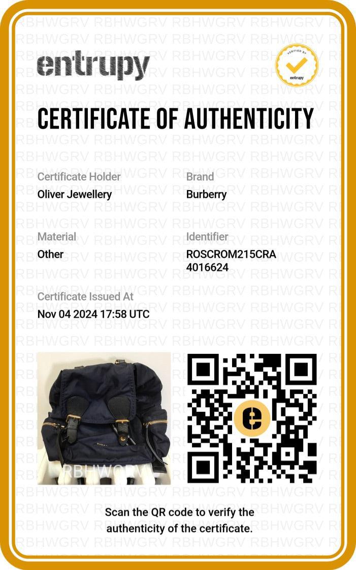 Burberry Navy Technical Nylon Large Rucksack Backpack