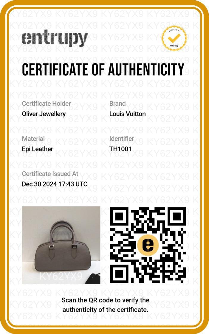 Louis Vuitton Taupe Epi Leather Jasmin Bag