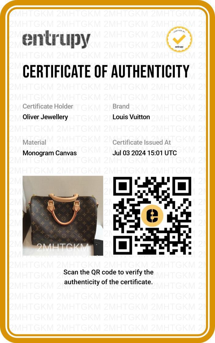 Louis Vuitton Monogram Speedy Bandouliere 30 w/ Box & Receipt