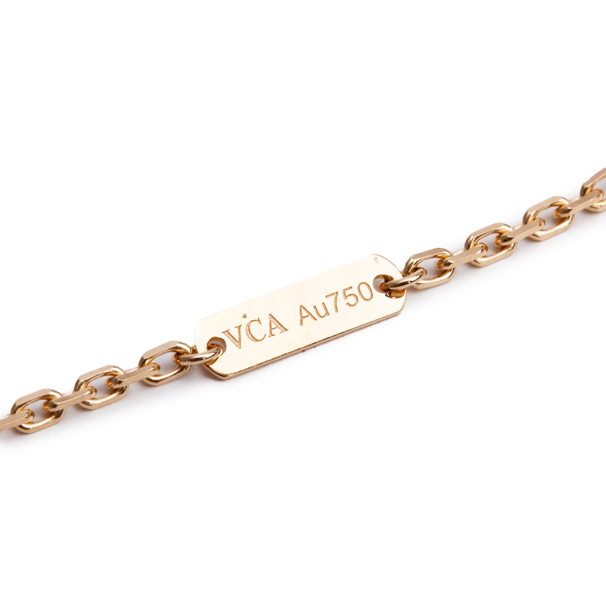 Van Cleef & Arpels 2024 18k Rose Gold Diamond Frivole Pendant Necklace,Small Model w/ Box, Receipt & Certificate