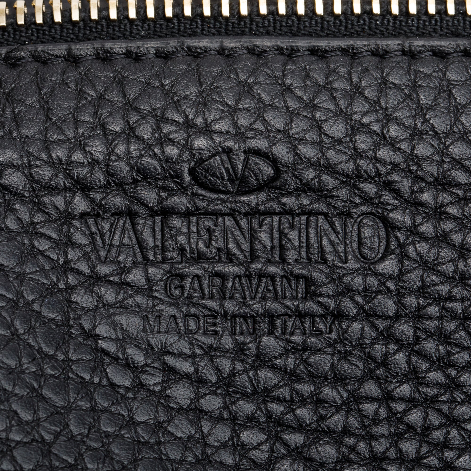 Valentino Black Calfskin Leather Medium Rockstud Tote Bag w/ Strap