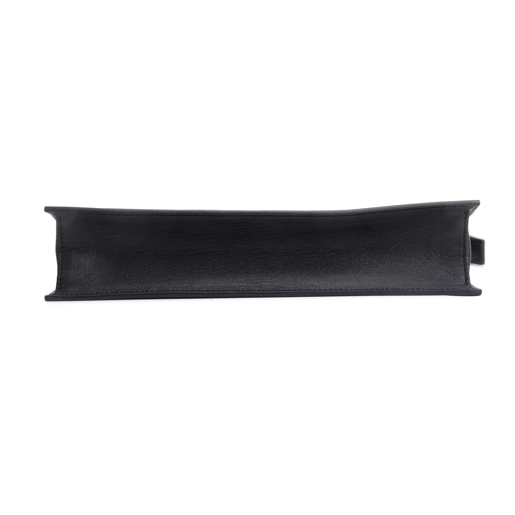 Valentino Black Calfskin Leather Signature Vlogo Pouch w/ Box