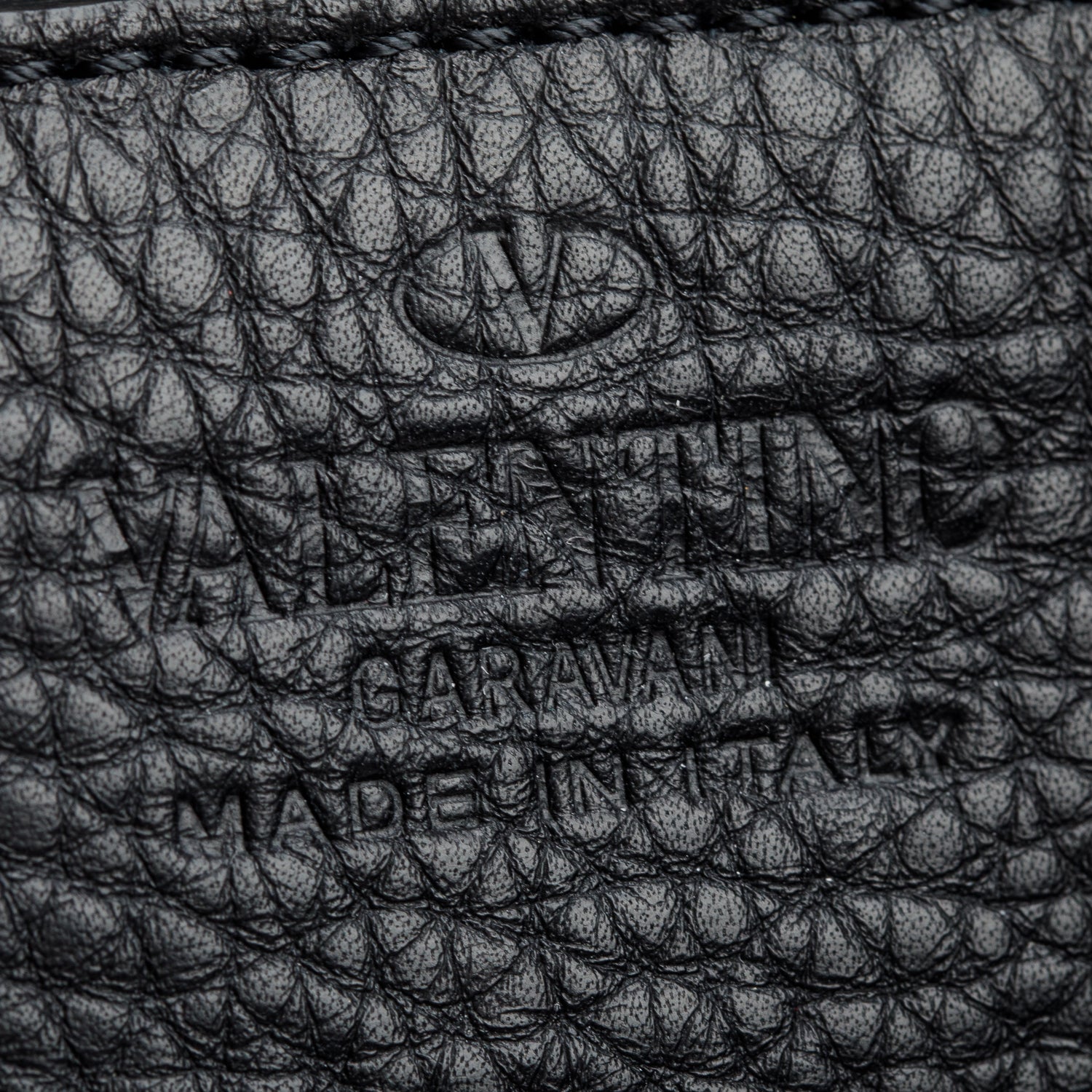 Valentino Black Calfskin Leather Small Rockstud Tote Bag w/ Strap