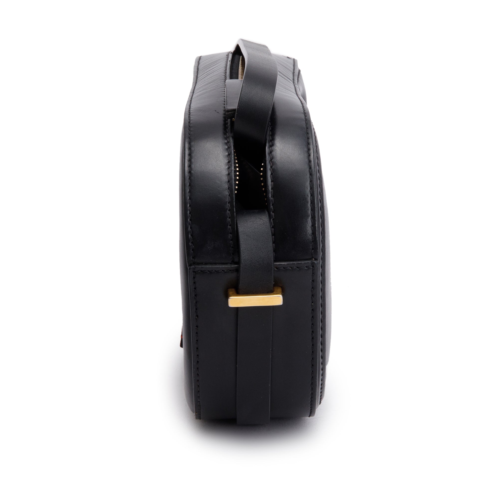 Valentino Black Calfskin Leather Vlogo Walk Crossbody Bag