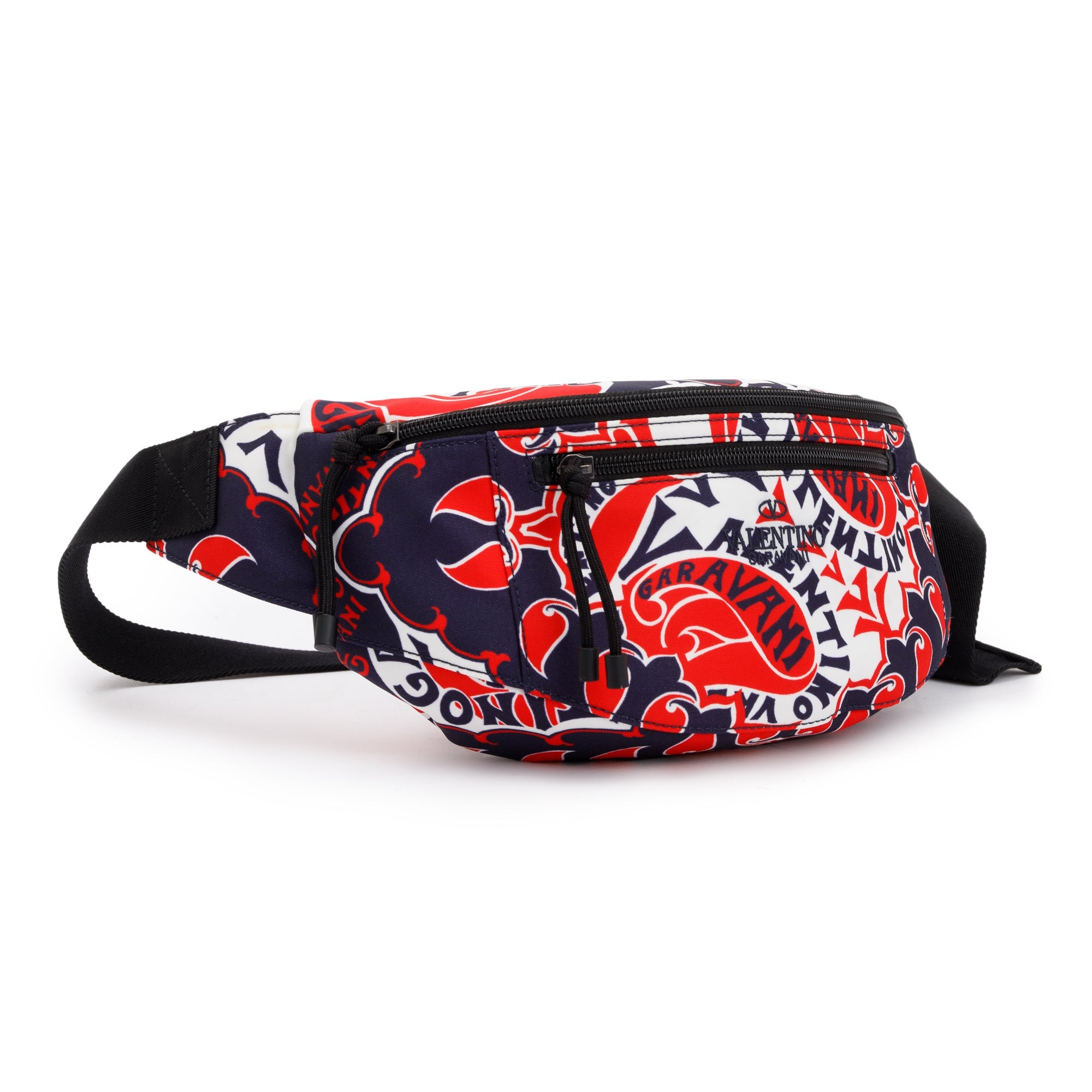 Valentino Multicolour Printed Nylon Wait Bag