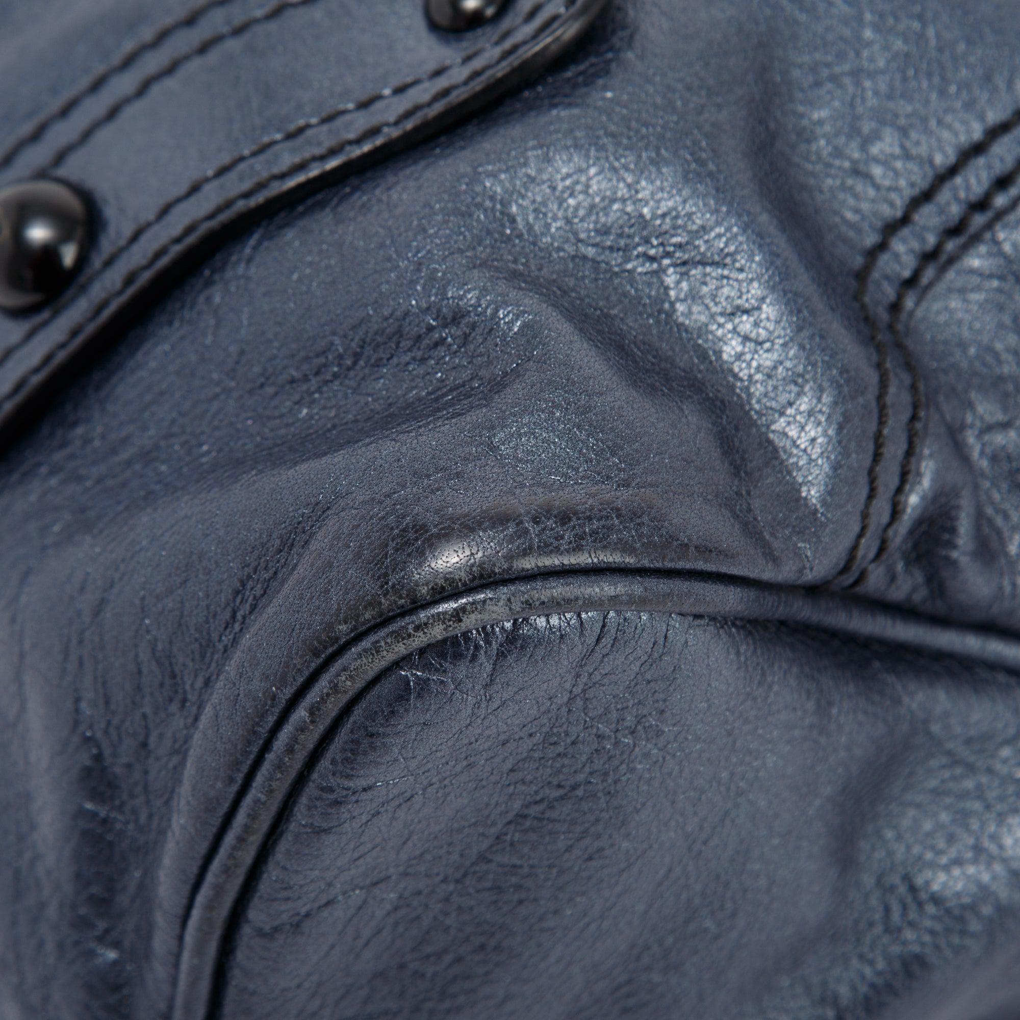 Valentino V-Logo Leather Shoulder Bag