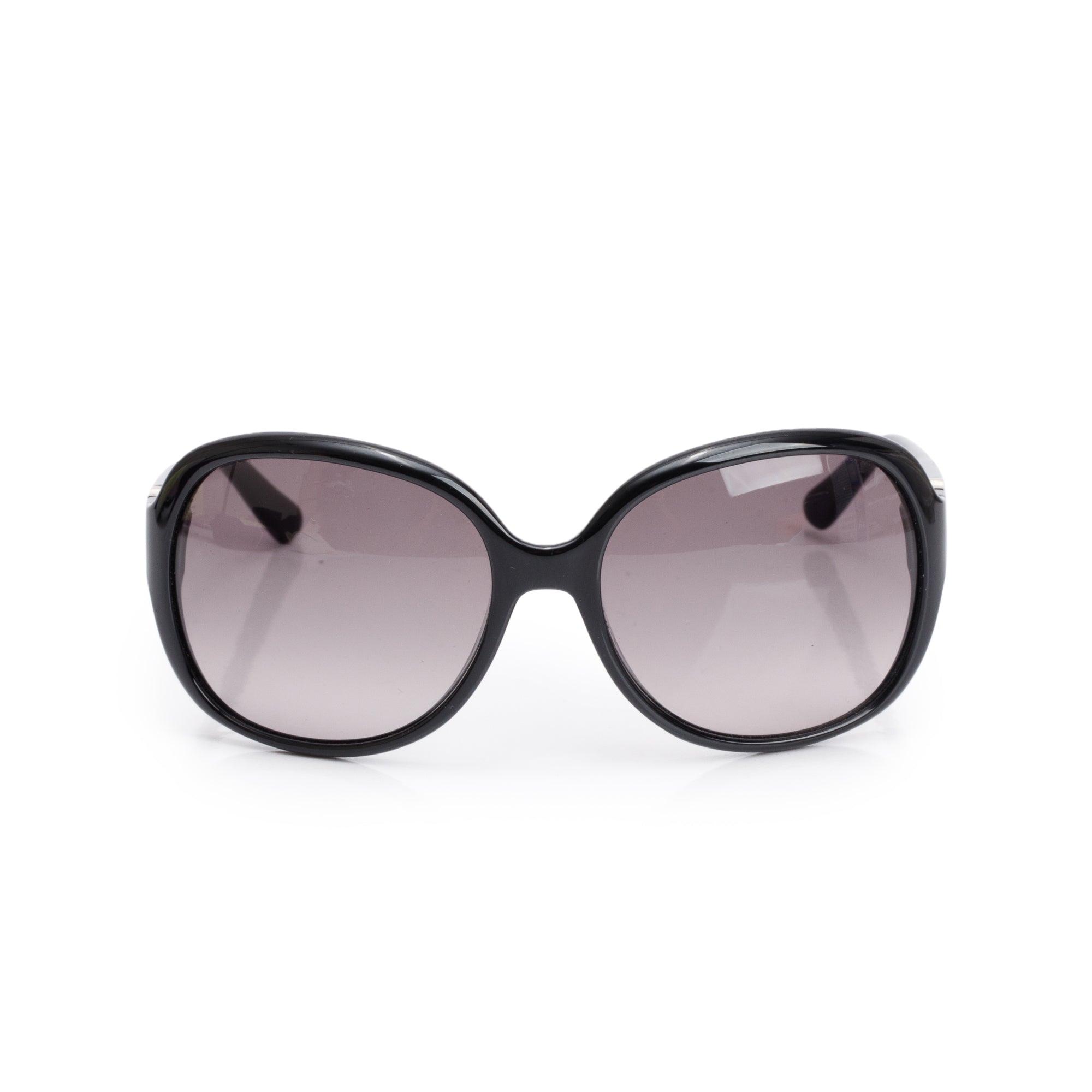 Valentino V612S Black Acetate V Logo Square Sunglasses w/ Case
