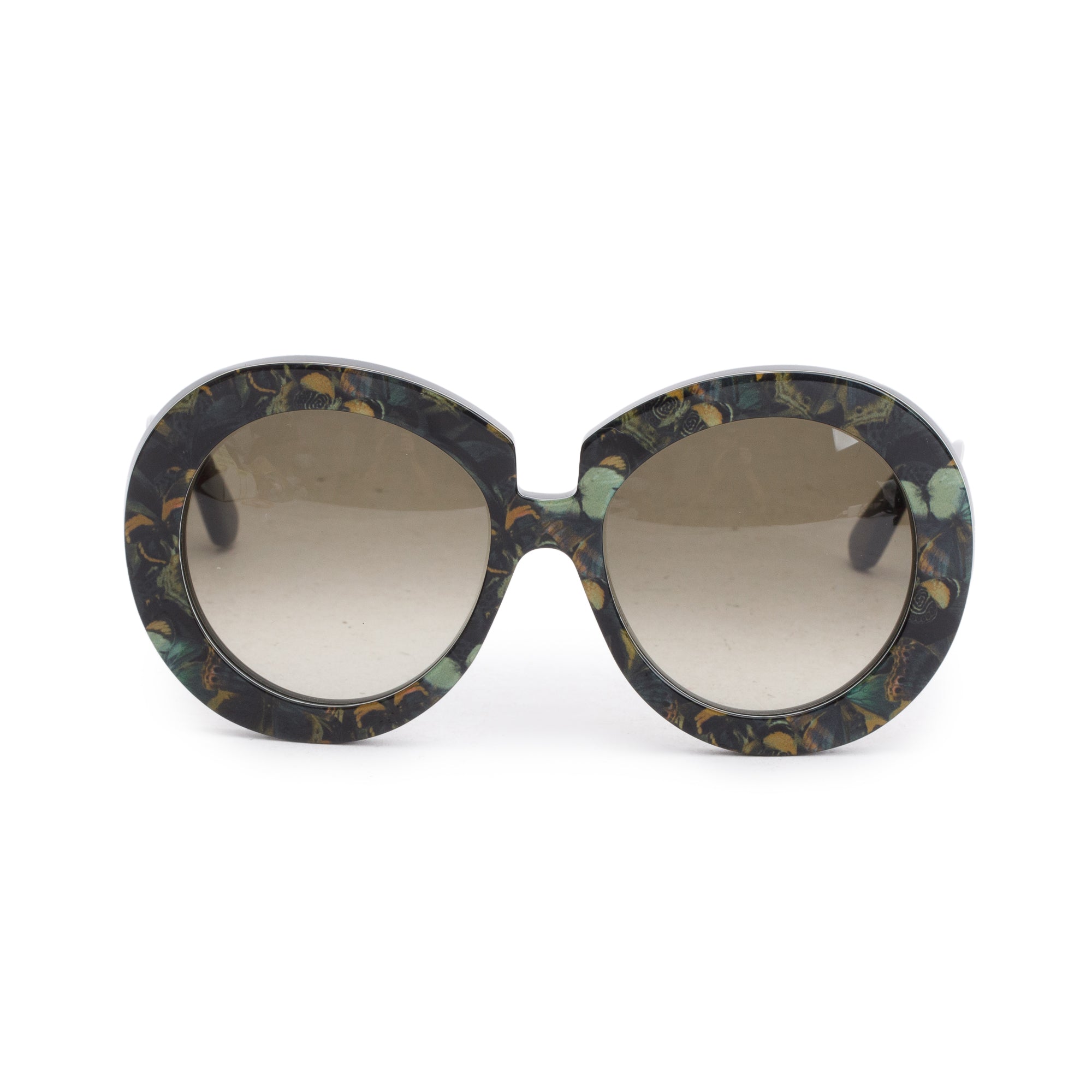Valentino V707SB Camu Butterfly Sunglasses w/ Case