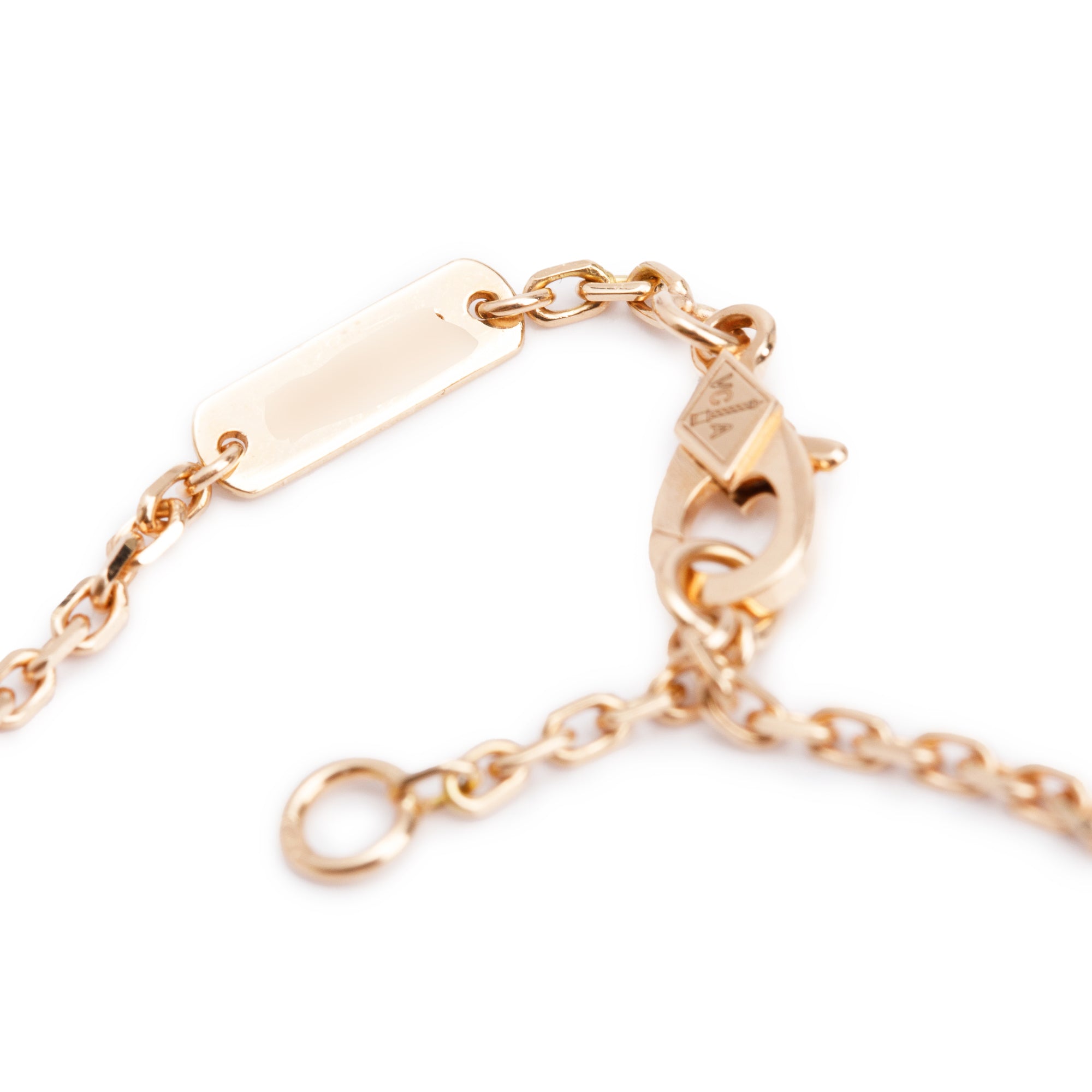 Van Cleef & Arpels 18k Rose Gold Lucky Spring Open Wings Ladybug Bracelet w/ Certificate