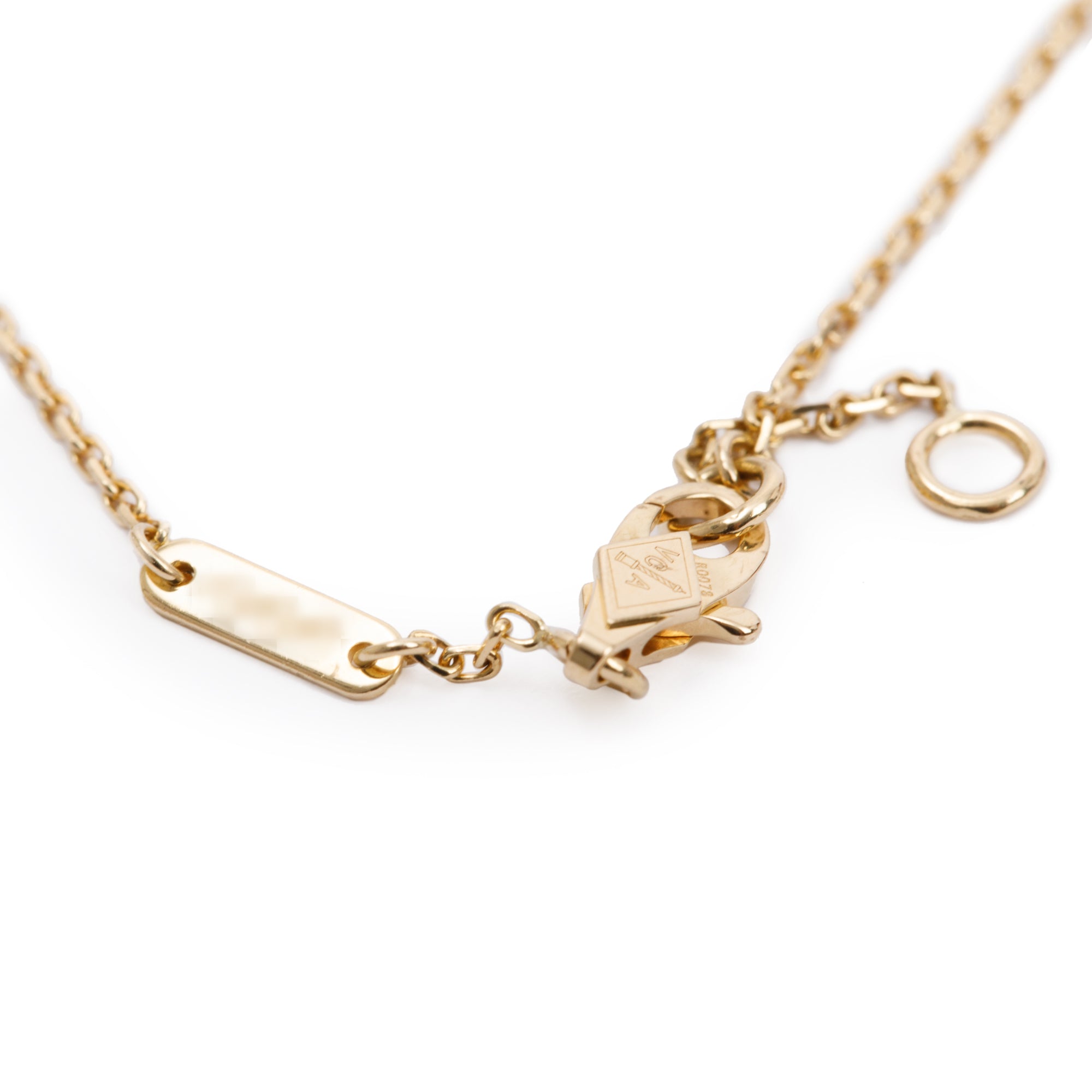 Van Cleef & Arpels 18k Yellow Gold Frivole Diamond Bracelet, Mini Model w/ Box, Certificate & Receipt