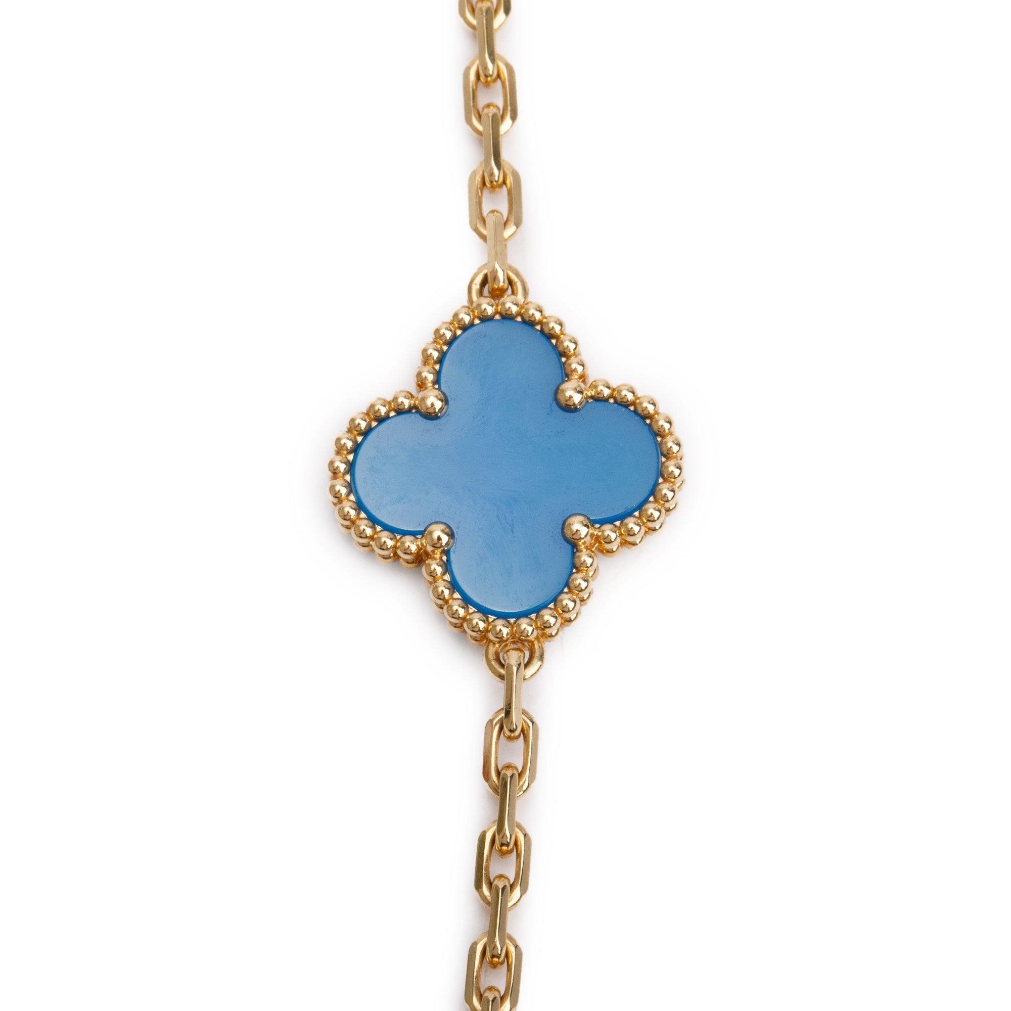 Van Cleef Arpels 2022 18k Yellow Gold Vintage Alhambra 20 Motif