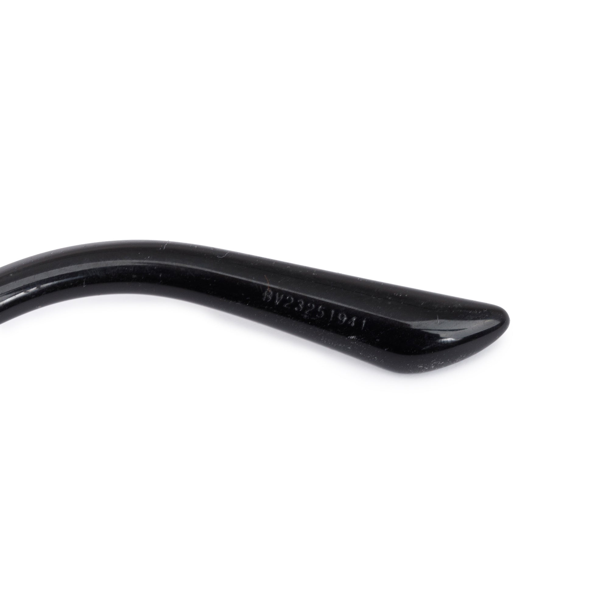 Versace 4307 Black Acetate Gold Tone Metal Polarized Sunglasses w/ Case