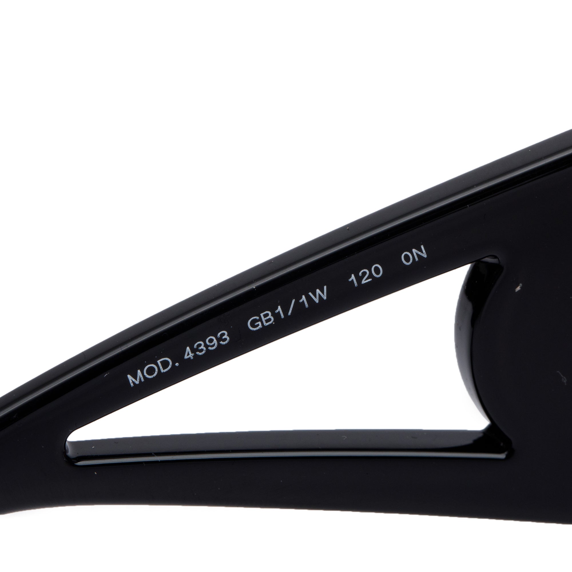 Versace 4393 Black Acetate Medusa Shield Sunglasses w/ Box & Case