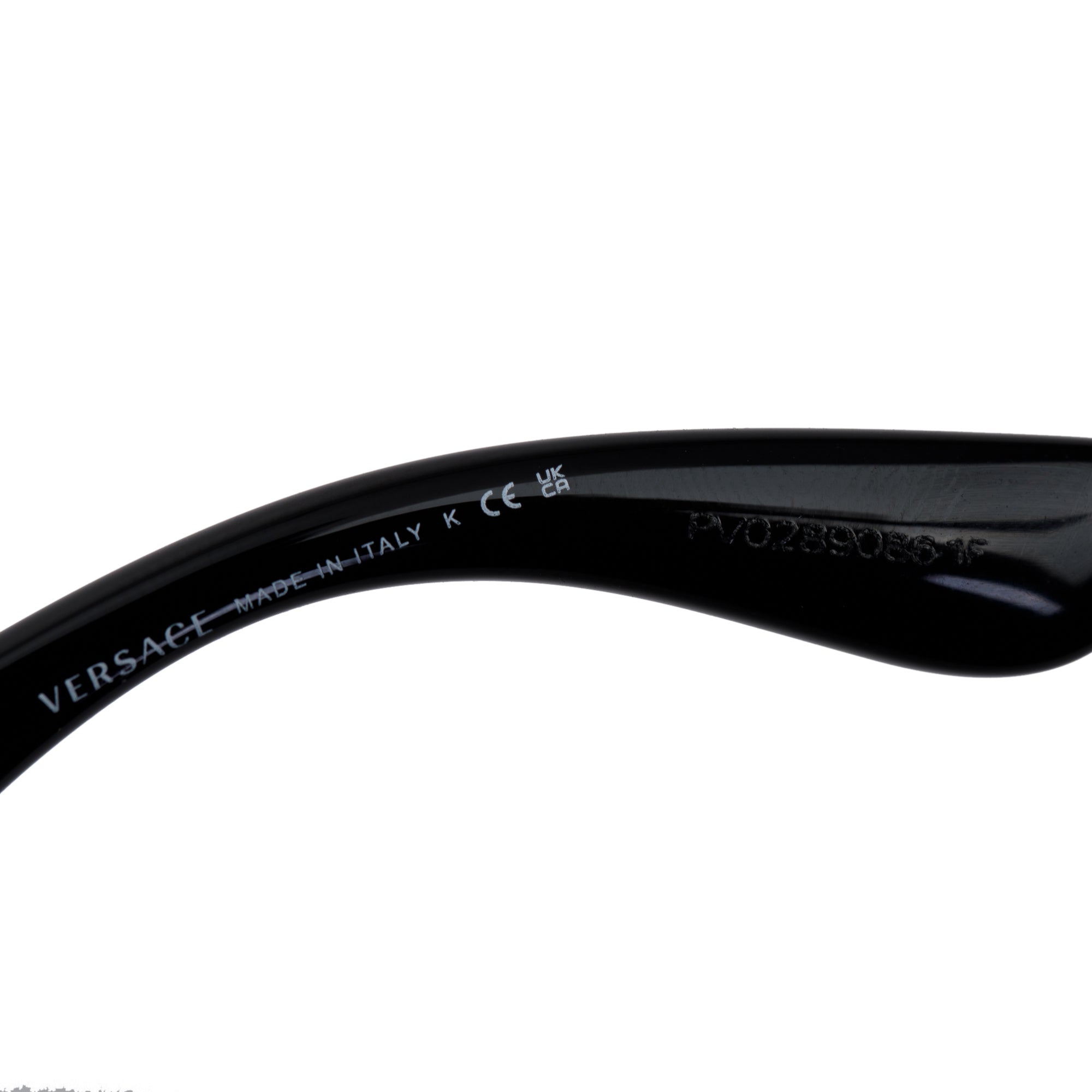 Versace 4446 Black Medusa Biggie Shield Sunglasses w/ Box & Case