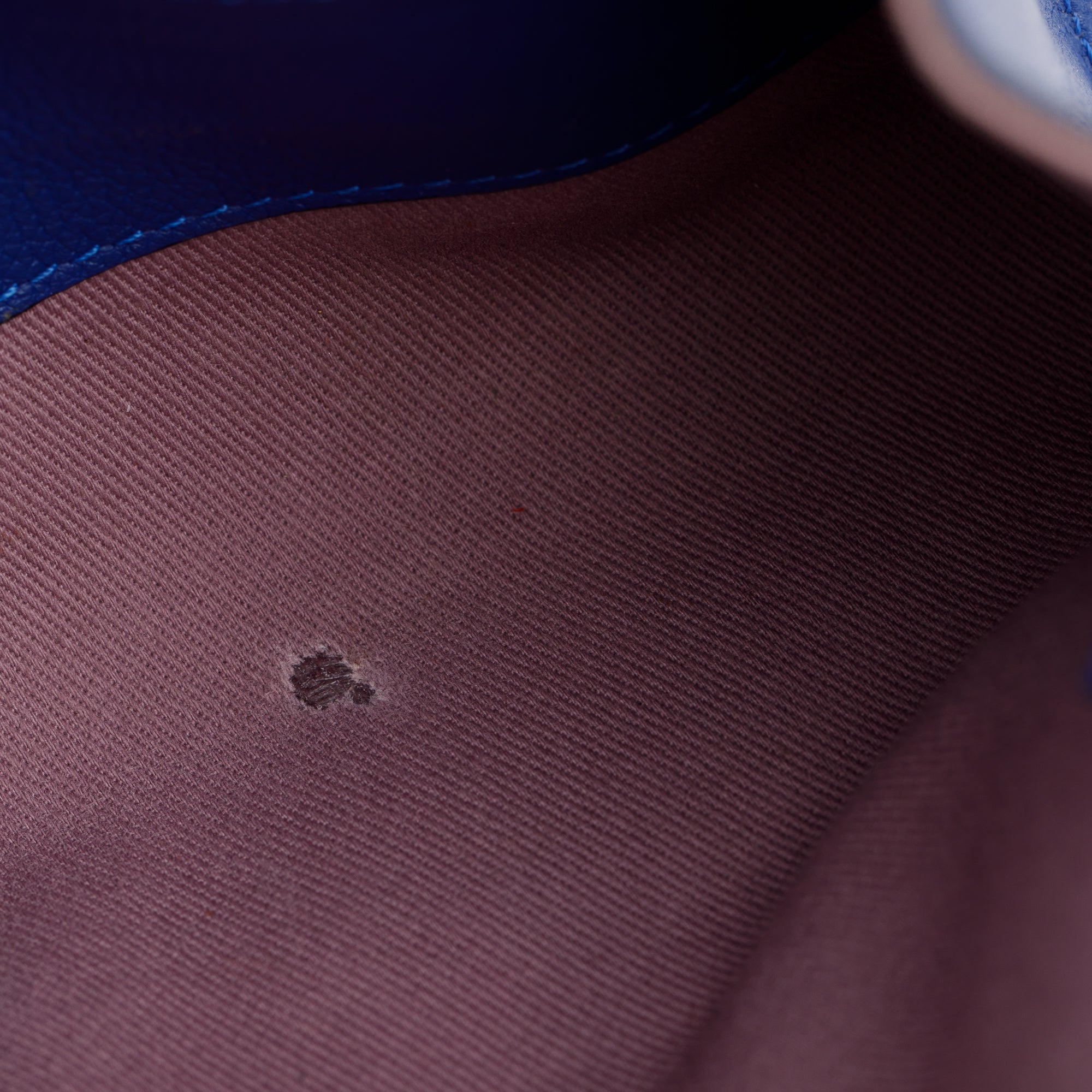 Versace Blue Calfskin Leather La Medusa Crossbody Bag w/ Authenticity Card