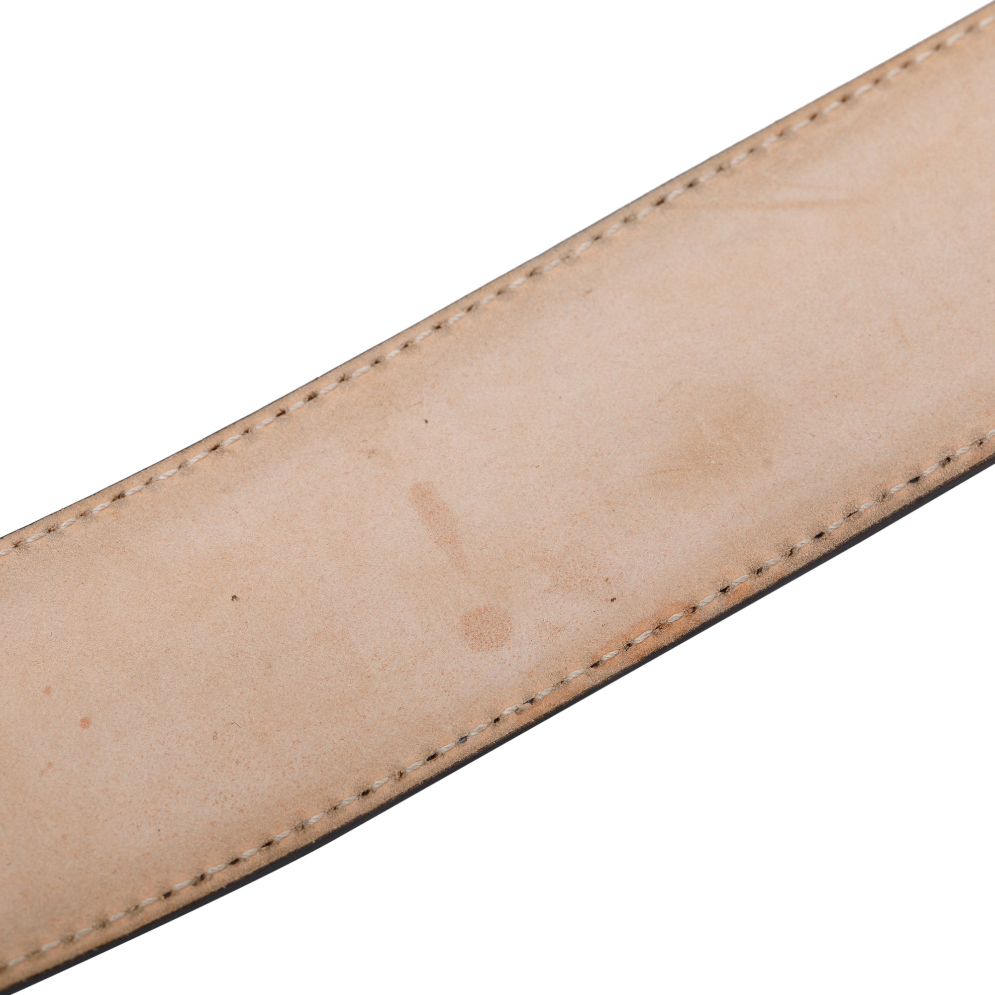 Versace Blue Classic Medusa Leather Belt