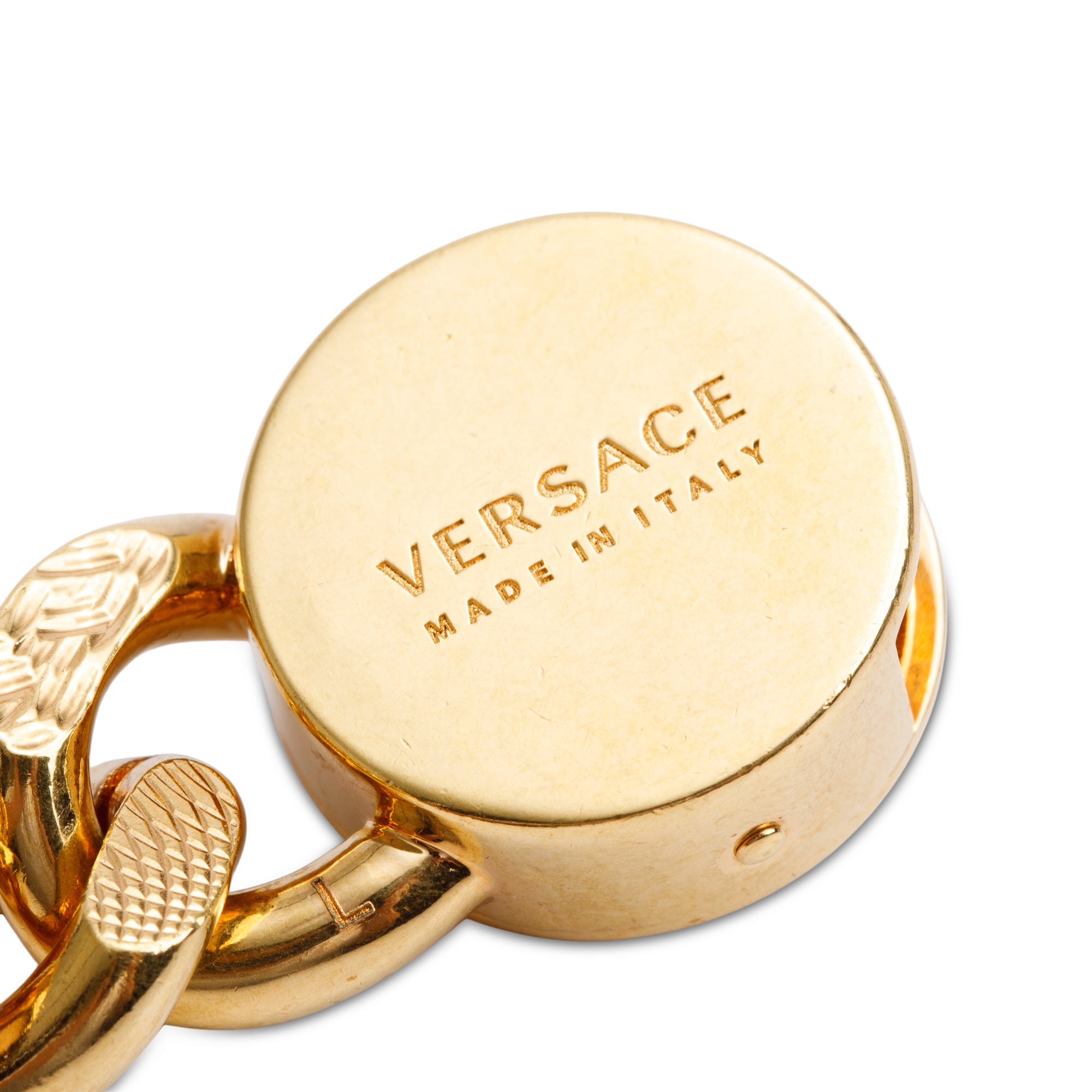 Versace Gold-Plated Medusa Chain Link Bracelet