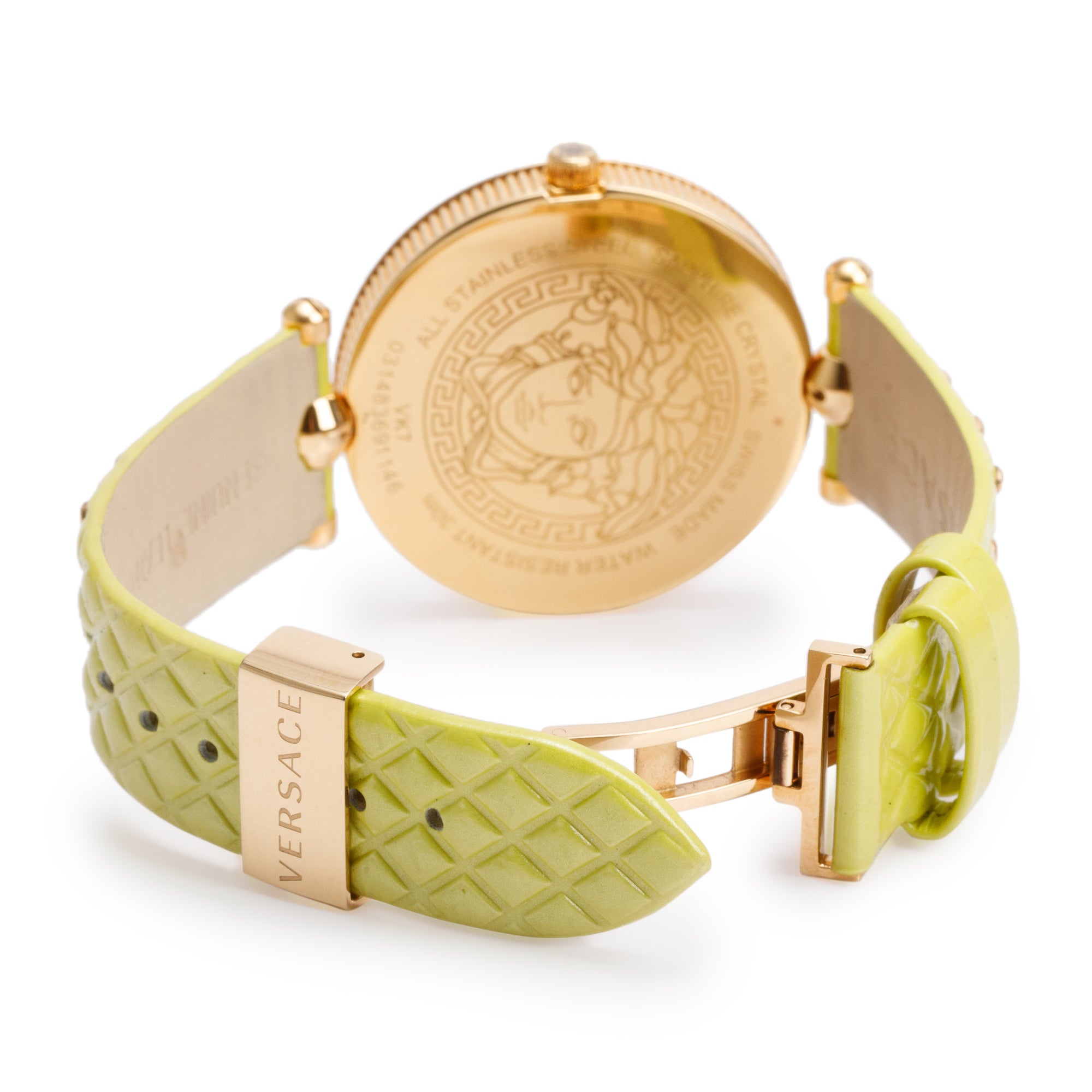 Versace Gold-Plated Stainless Steel Vanitas 40 MM Quartz Watch