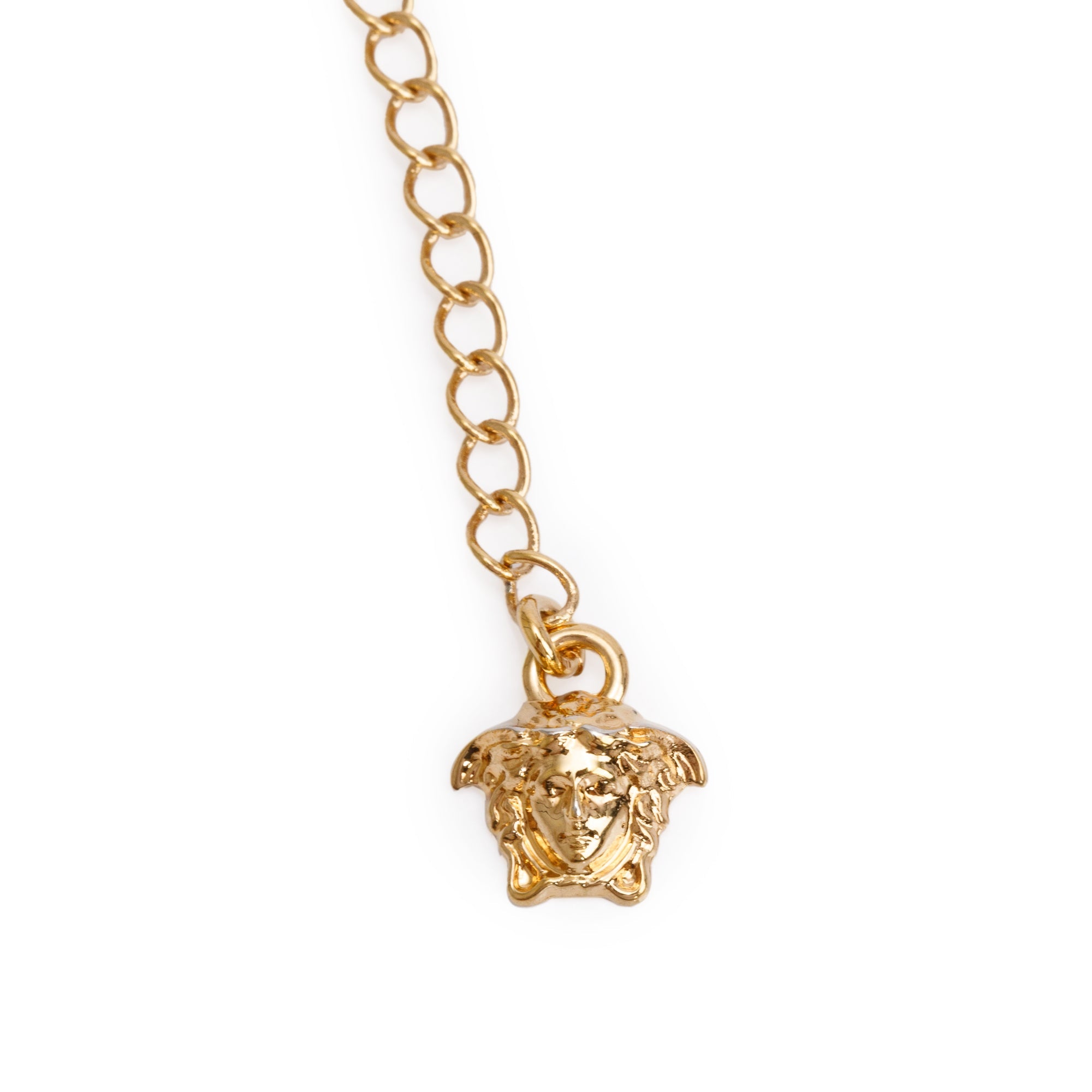 Versace Gold & Silver Plated Medusa Pendant Necklace