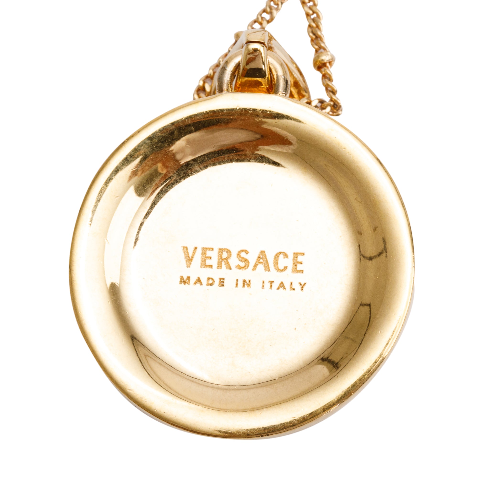 Versace Gold & Silver Plated Medusa Pendant Necklace