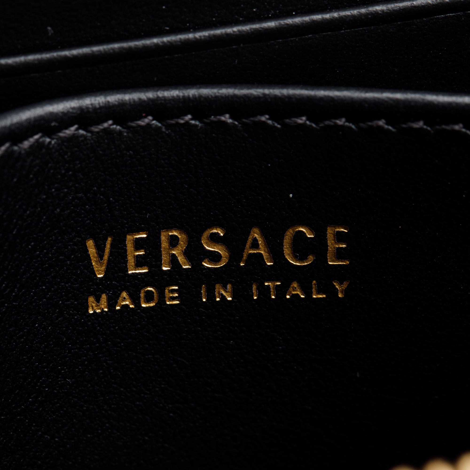 Versace Multicolor Python Barocco Compact Wallet