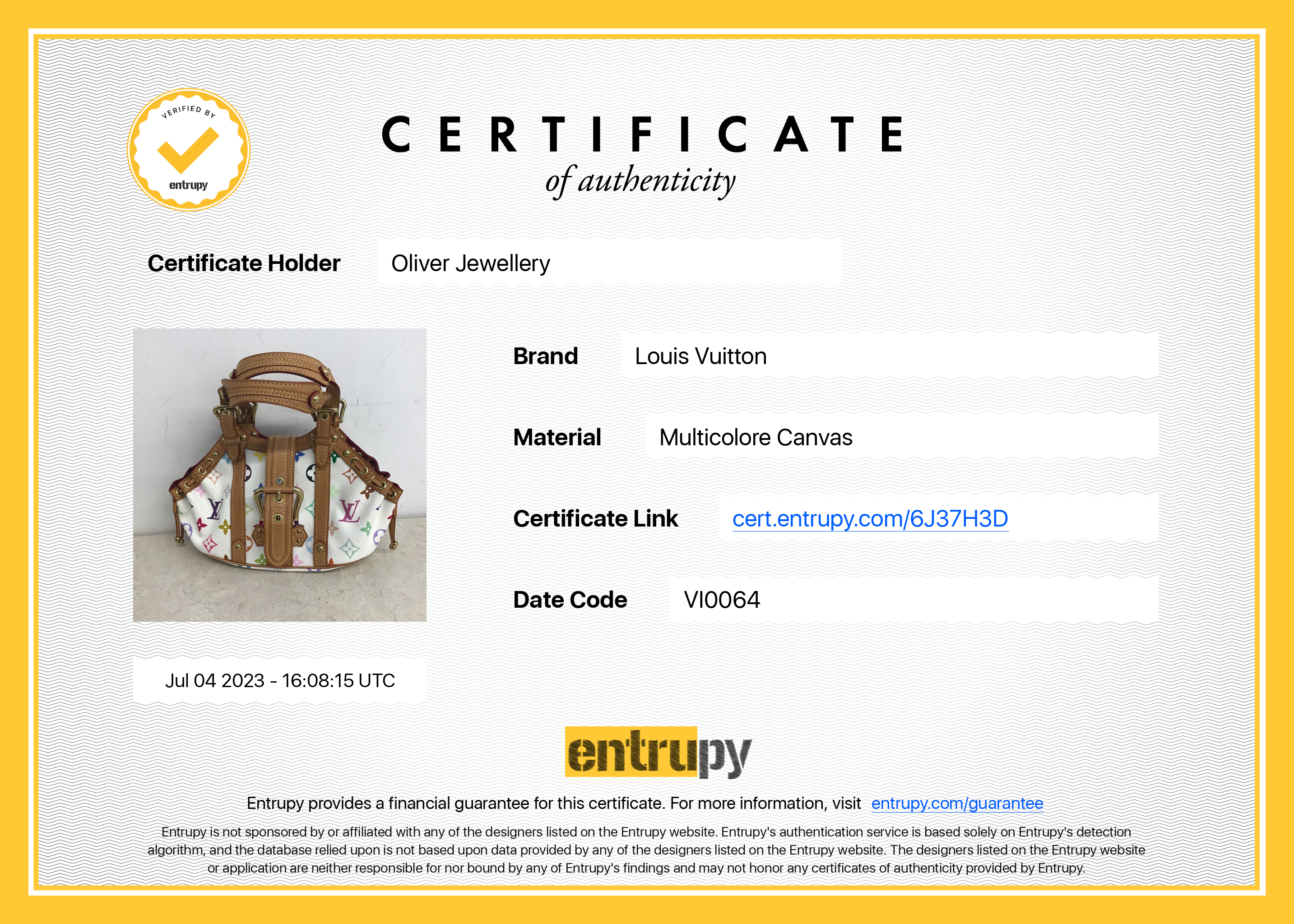Vuitton Monogram Multicolore Theda PM