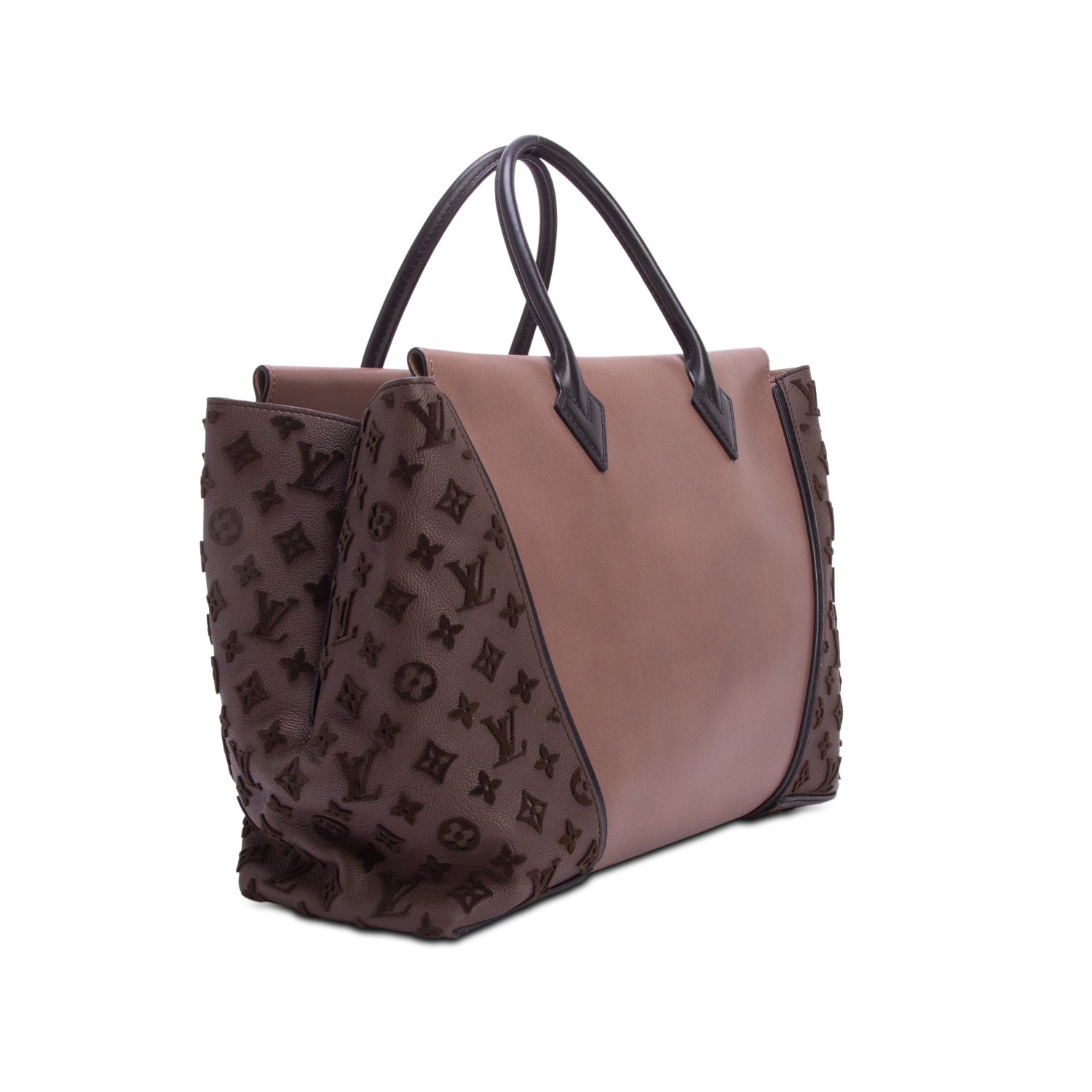 Louis Vuitton Purple Cuir Orfevre Veau Cachemire Tote W