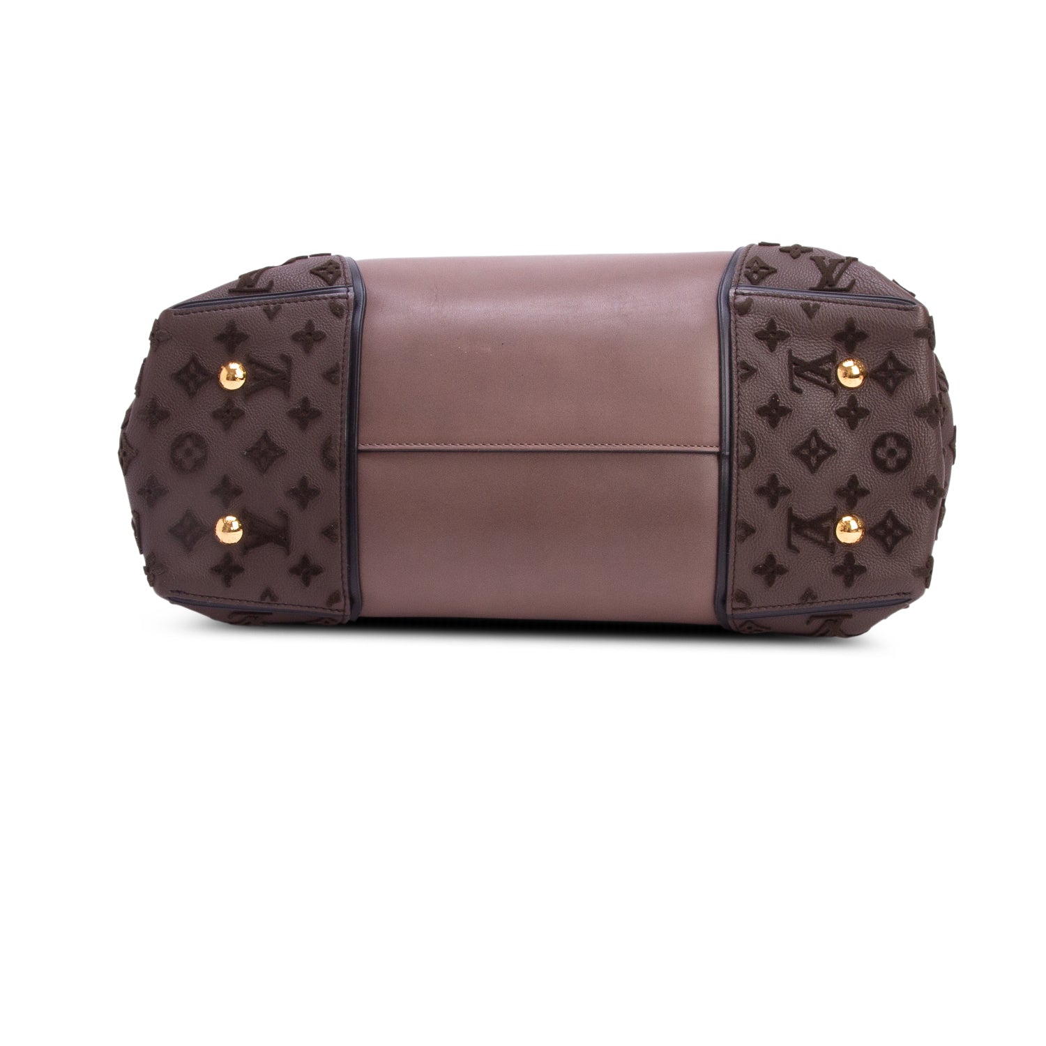 Louis Vuitton Purple Cuir Orfevre Veau Cachemire Tote W