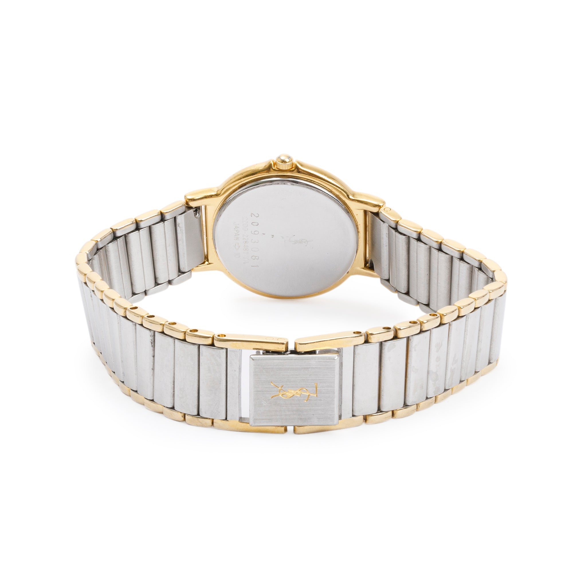 Yves Saint Laurent Two-Tone Stainless Steel Vintage 23.5 MM Watch