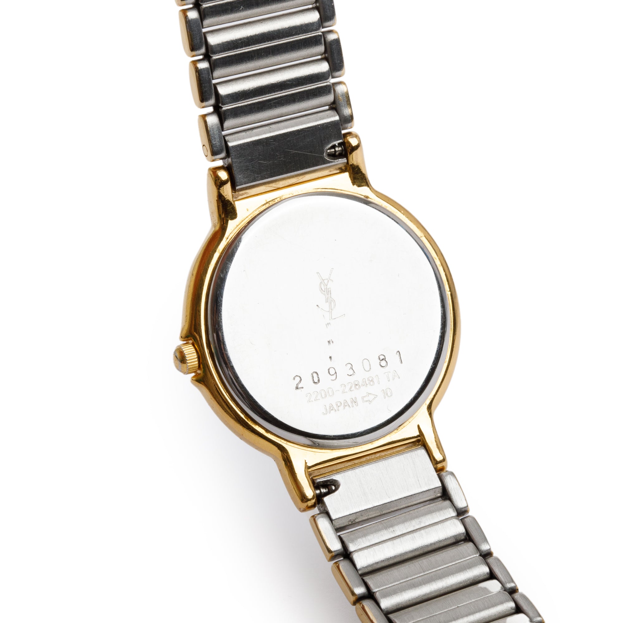 Yves Saint Laurent Two-Tone Stainless Steel Vintage 23.5 MM Watch