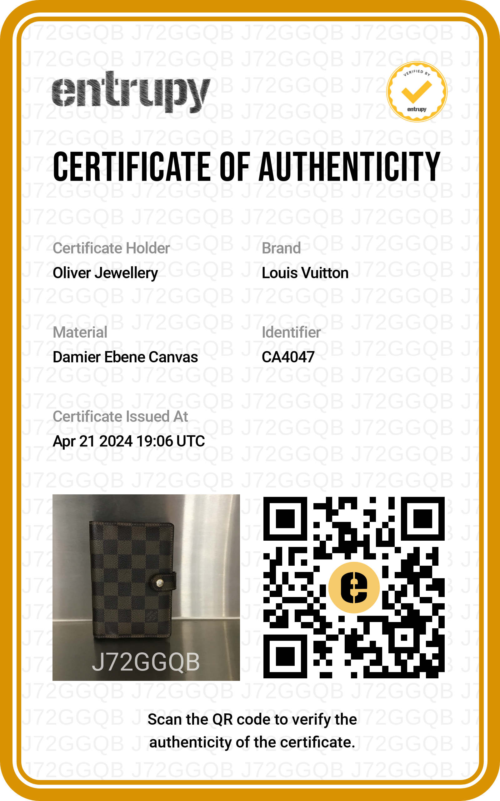 Louis Vuitton Damier Ebene Small Ring Agenda Cover