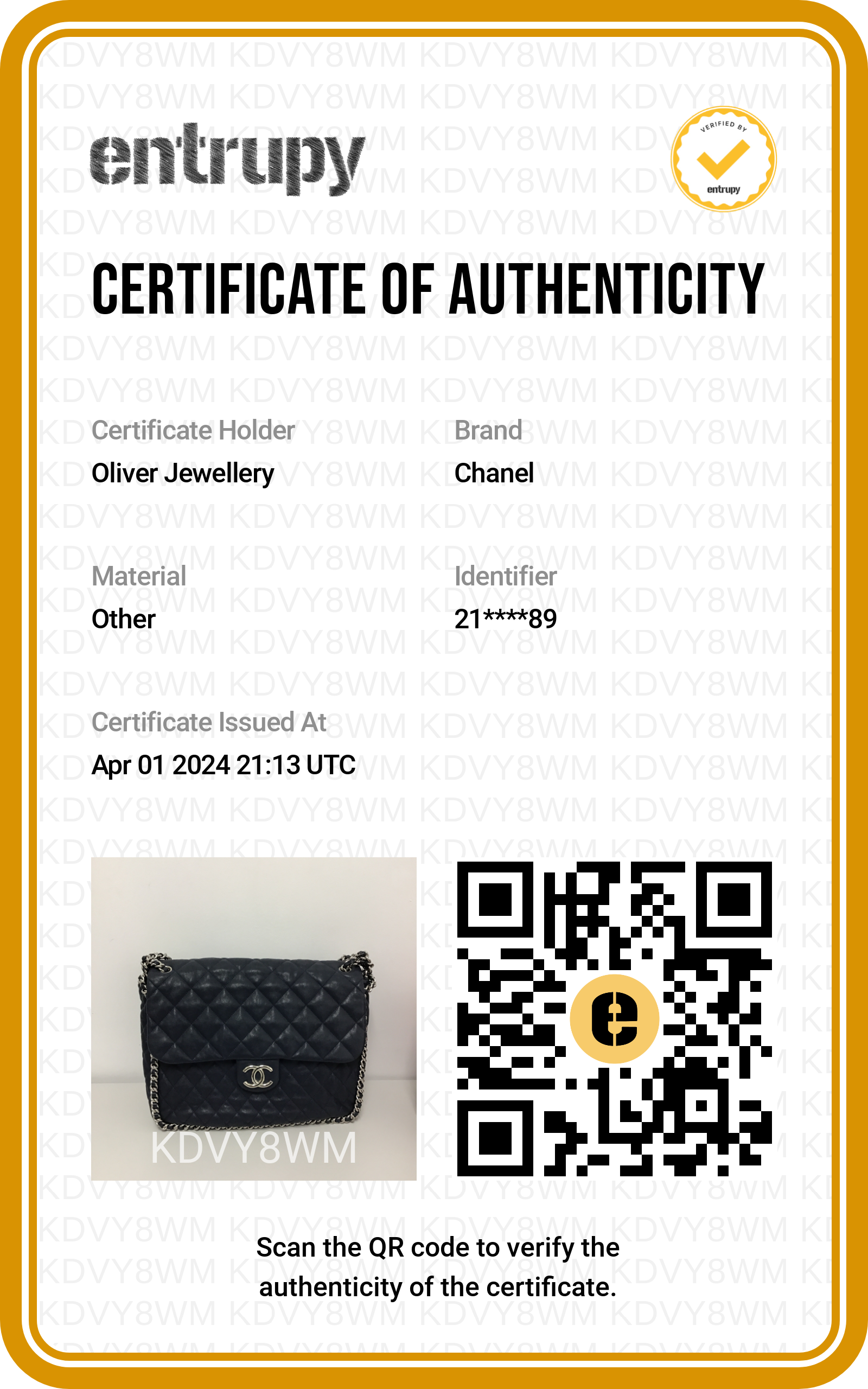 Chanel Navy Quilted Calfskin Leather Maxi Chain Around Flap Bag w/ Authenticity Card