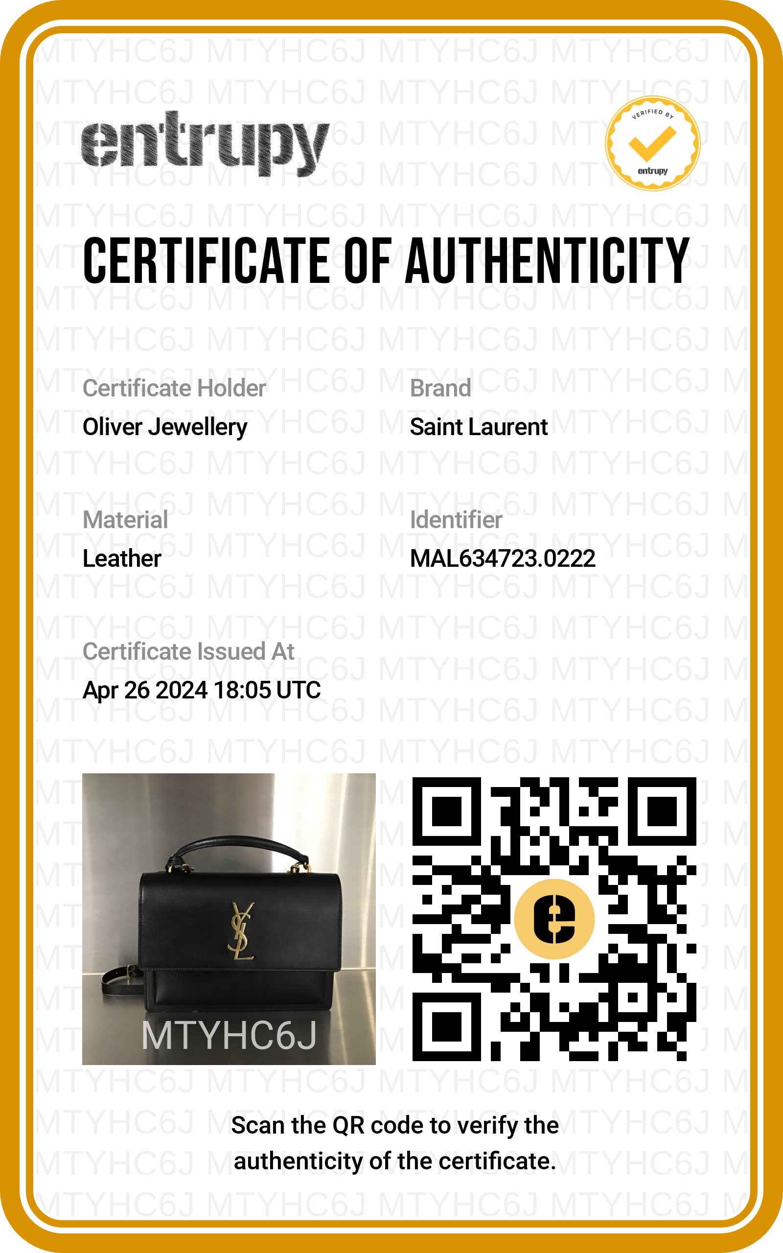 Saint Laurent 2022 Black Calfskin Leather Medium Sunset Handle Bag w/ Box