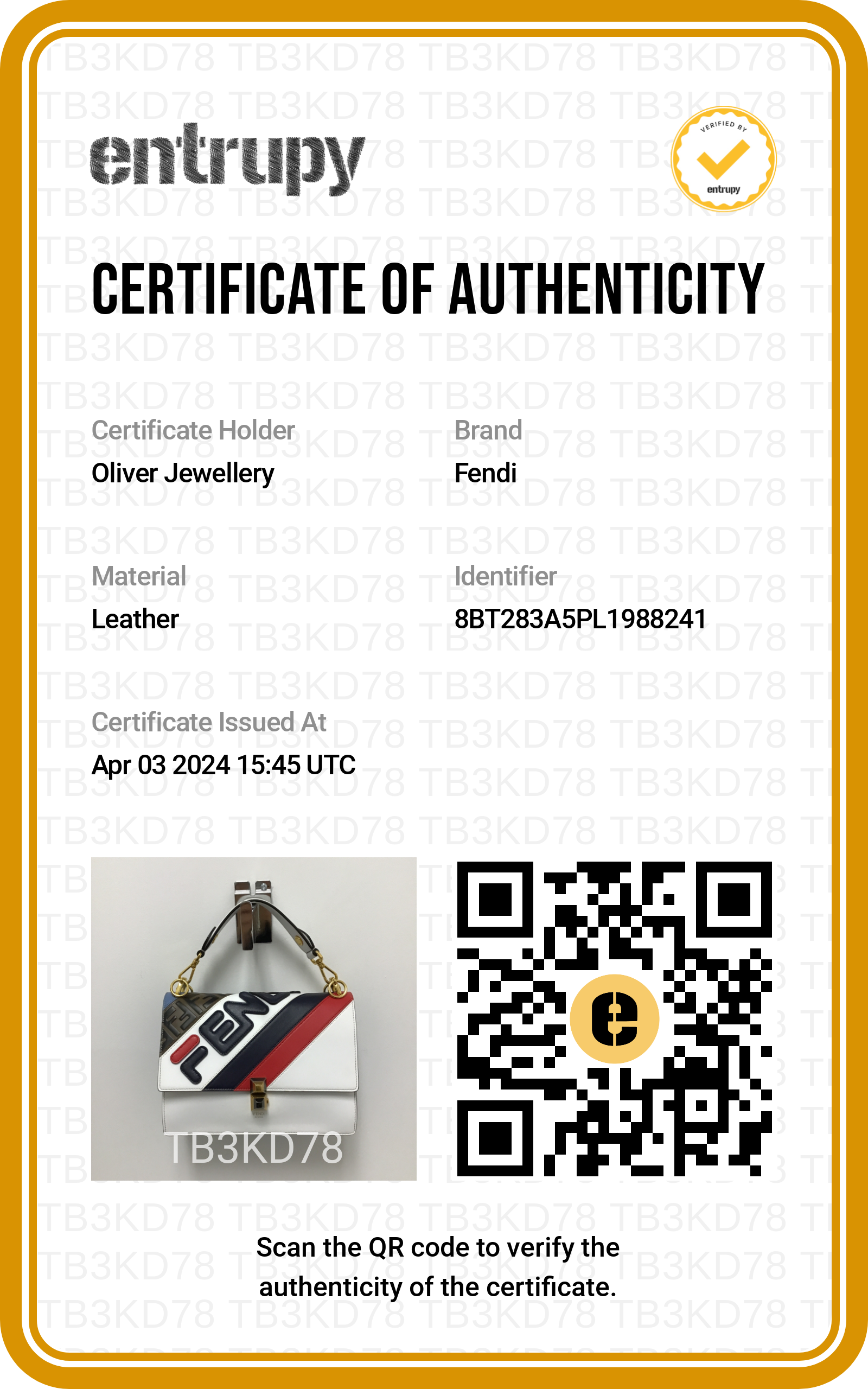 Fendi x Fila White Multicolor Calfskin Leather Logo Mania Kan I Shoulder Bag w/ Strap