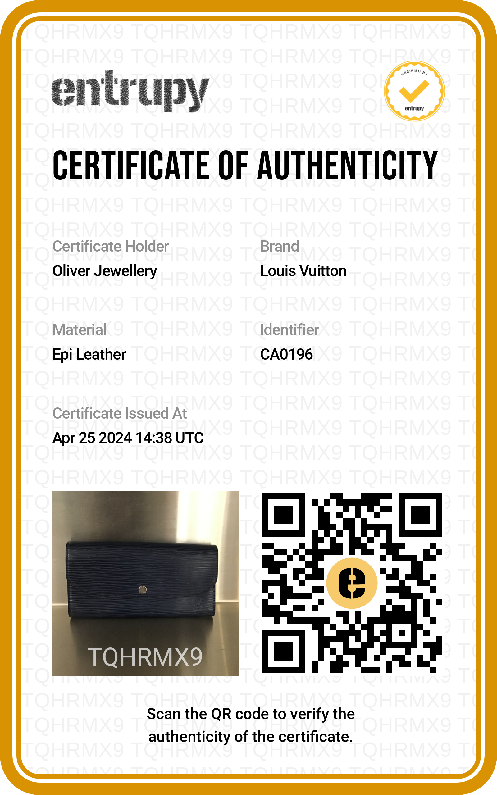 Louis Vuitton Blue Epi Leather Emilie Wallet