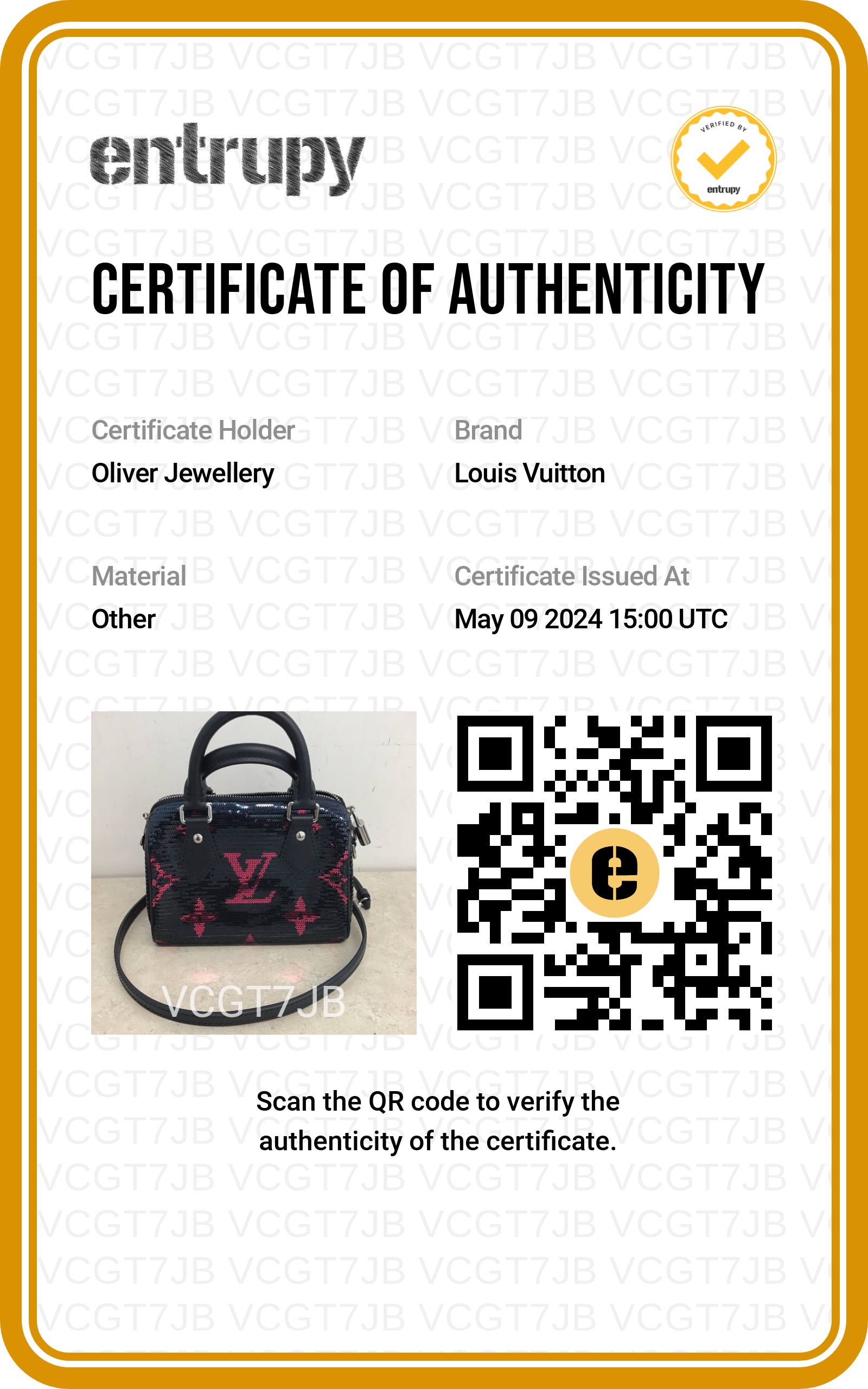 Louis Vuitton 2023 Navy Fuchsia Monogram Giant Sequins Speedy Bandouliere 18 w/ Strap & Box