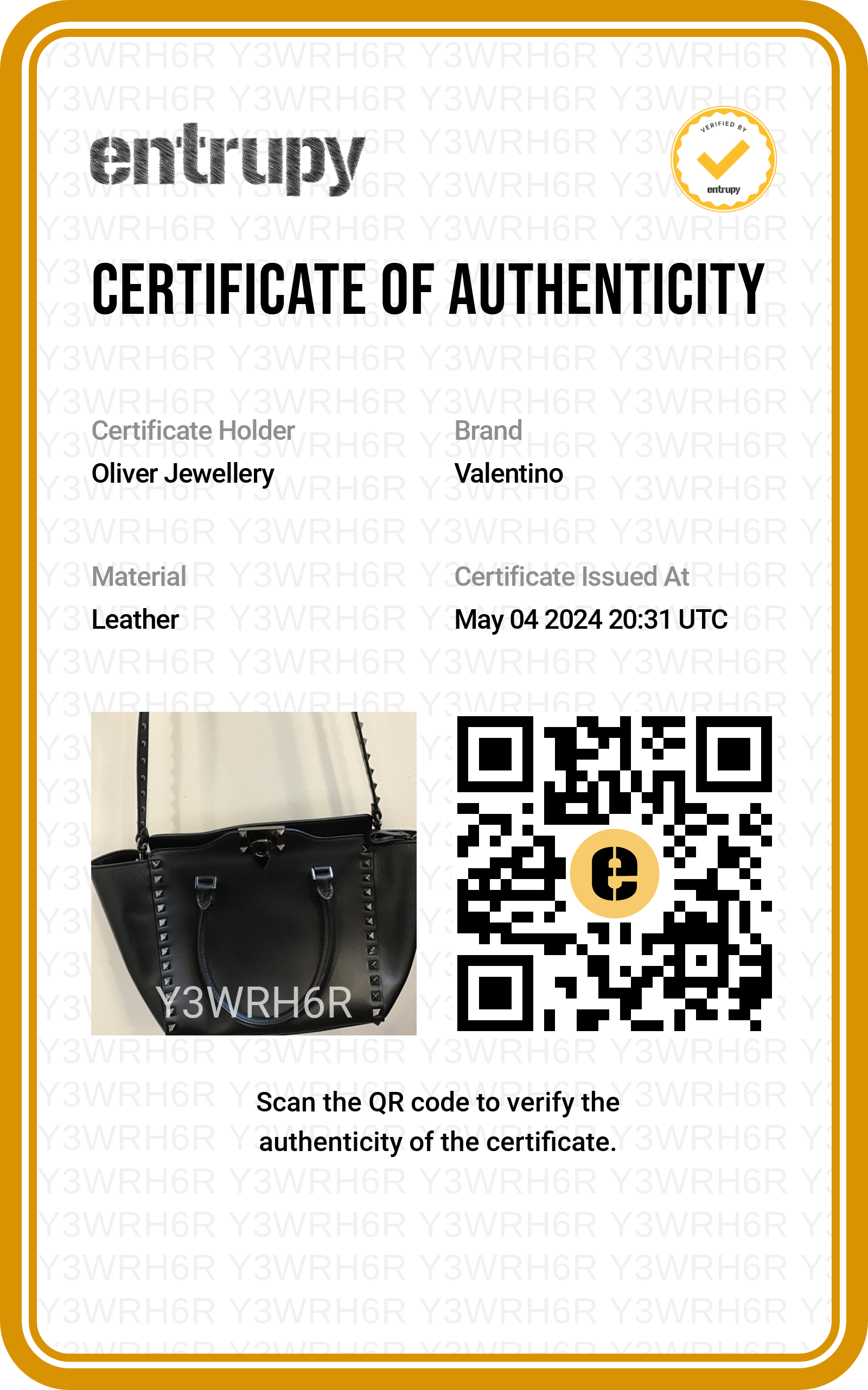 Valentino Black Calfskin Leather Small Rockstud Tote Bag w/ Strap