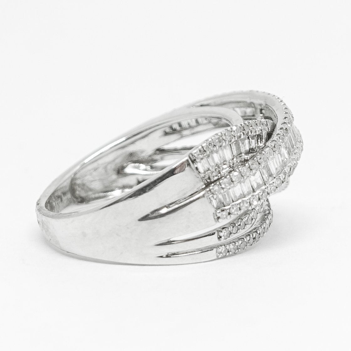 14K White Gold EFFY Manufactured Diamond Ring Set