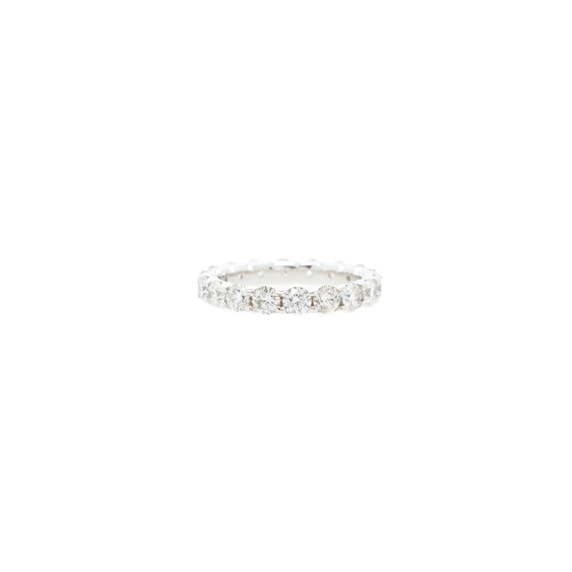 14k White Gold 3.40 tcw. Diamond Eternity Band