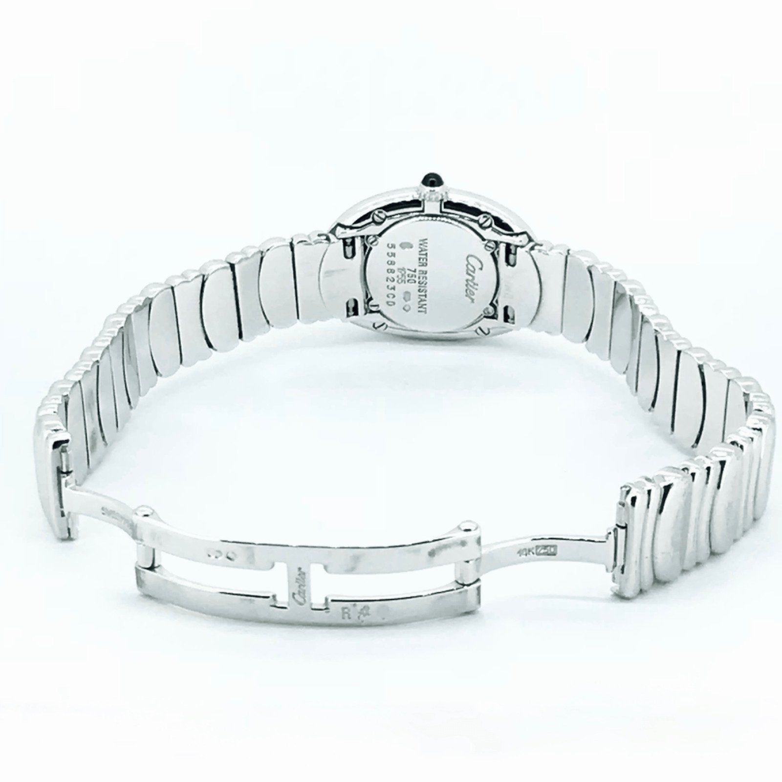 18K White Gold Cartier Baignoire Quartz Ladies' Wrist Watch