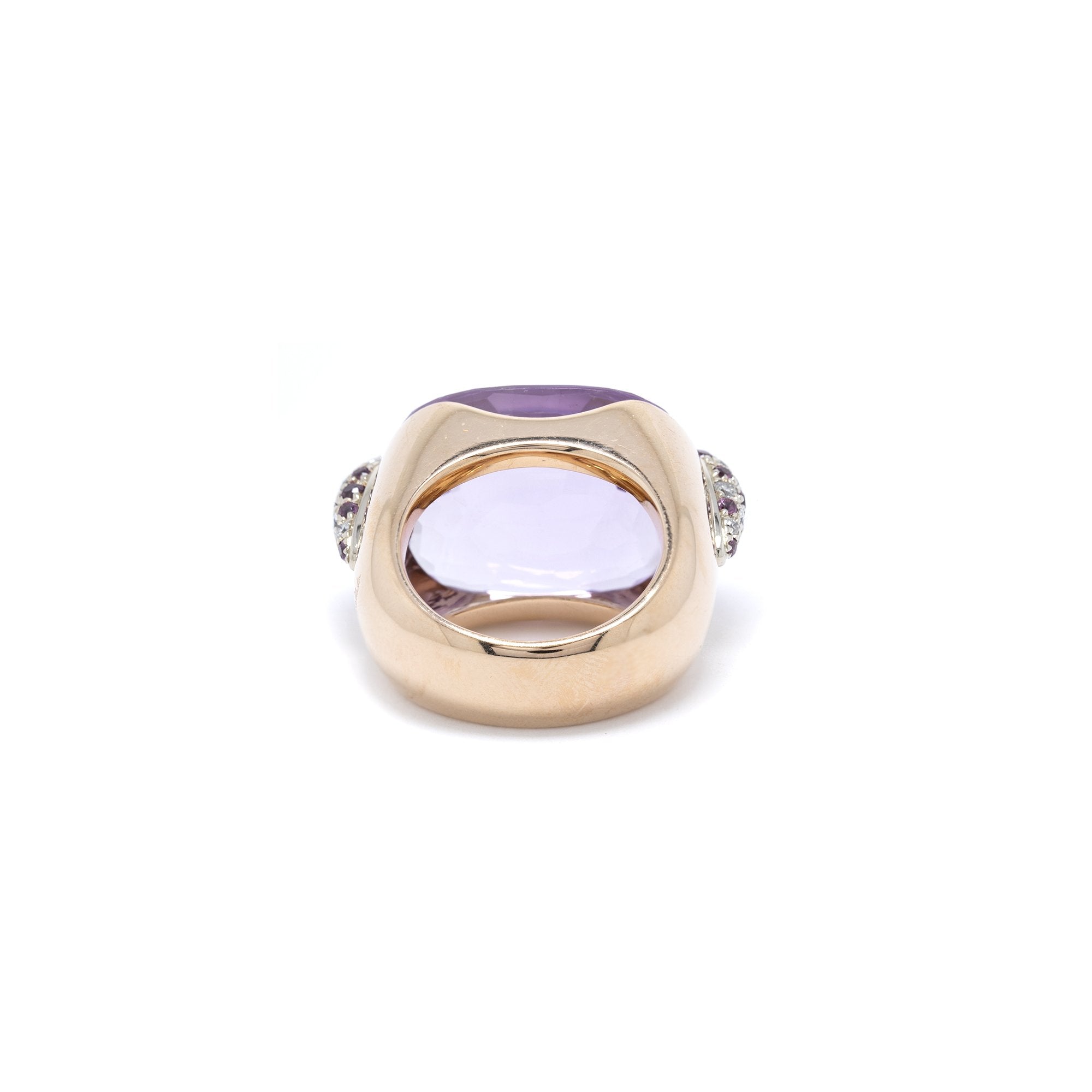 18k Gold Amethyst Cocktail Ring