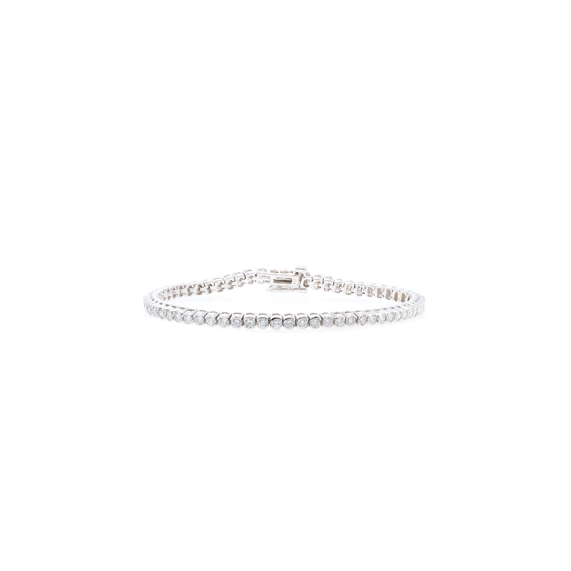 18k White Gold Diamond Tennis Bracelet