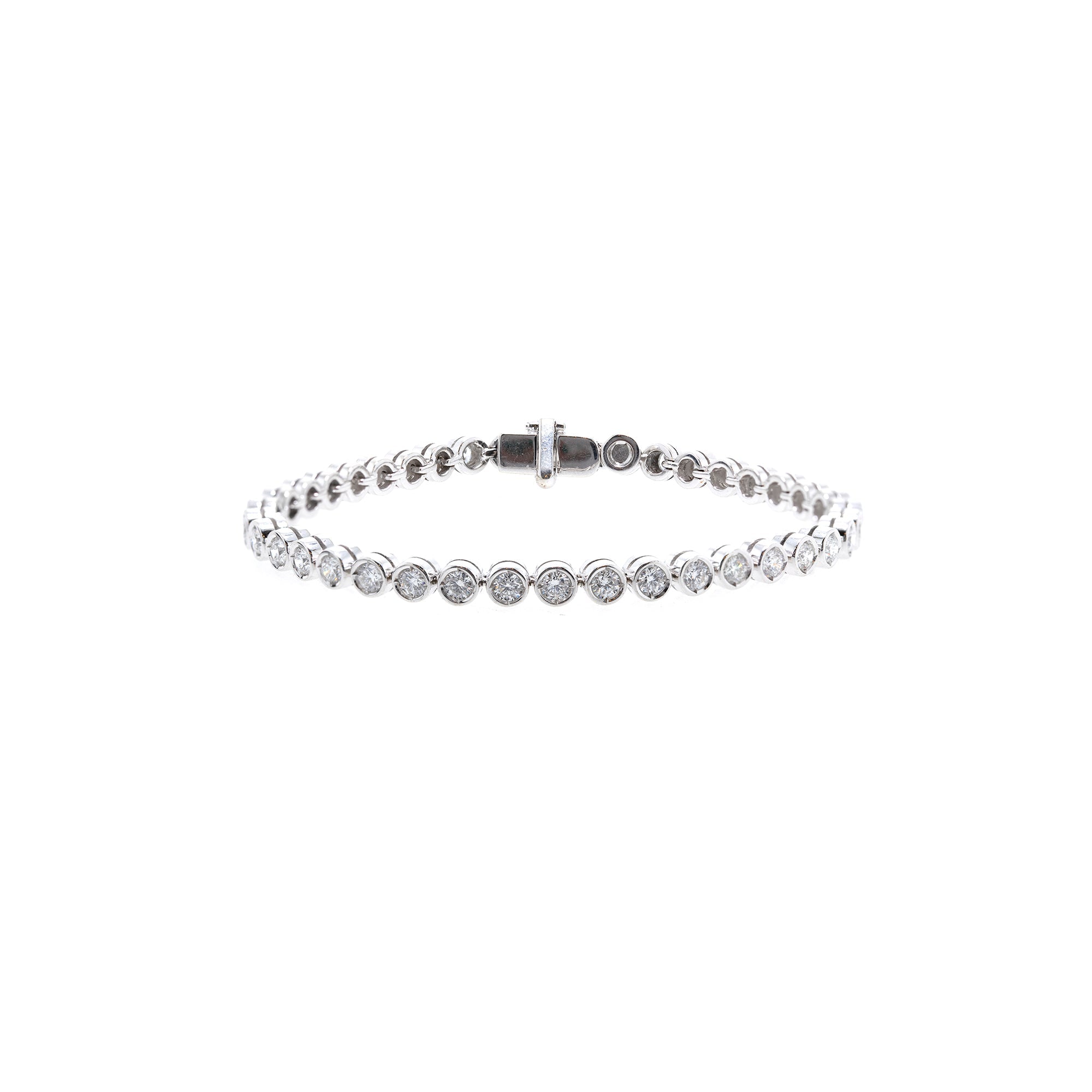 18k White Gold Diamond Tennis Bracelet