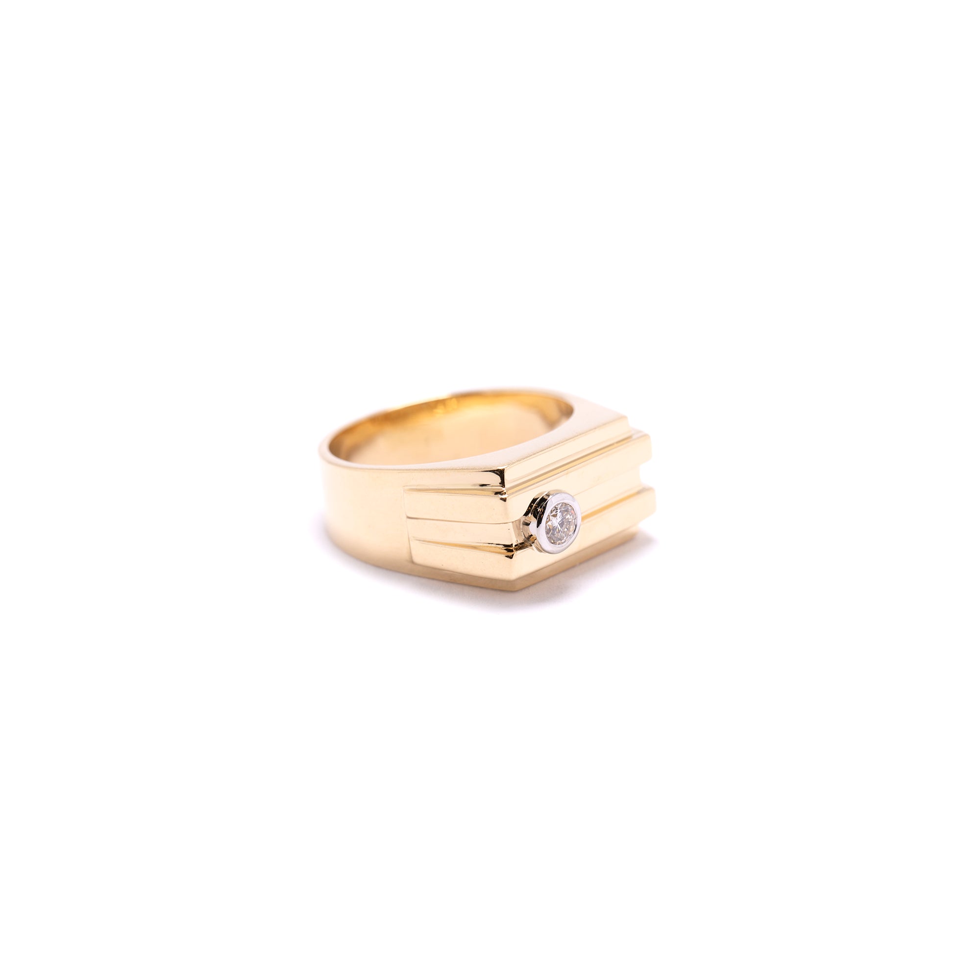 18k Yellow Gold Diamond Ring
