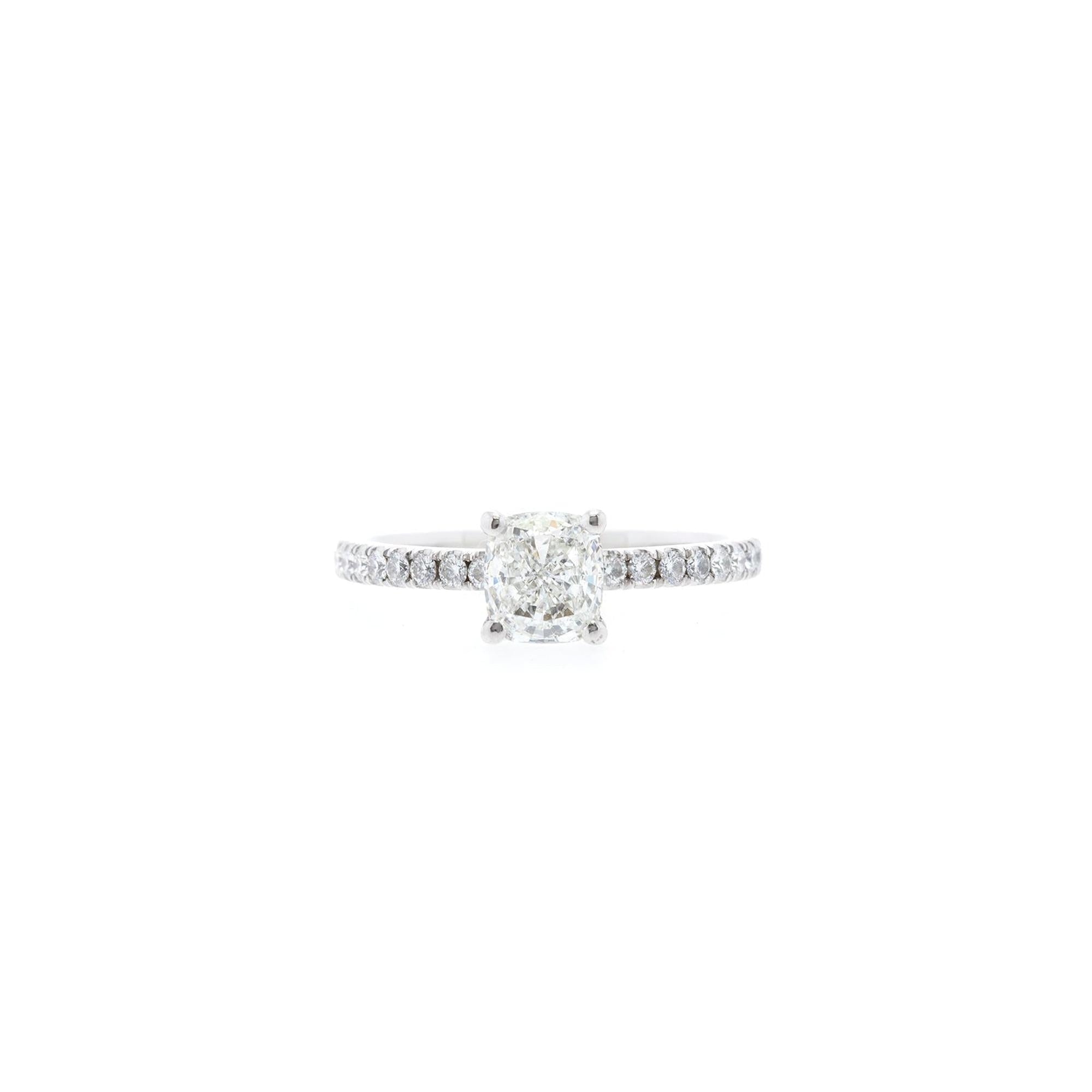 1.01 ct. Cushion Cut Diamond Ring