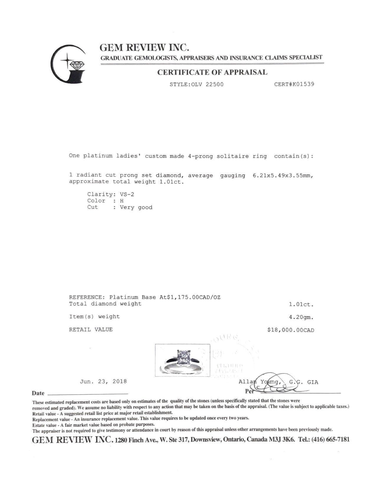 Diamond Solitaire Engagement Ring