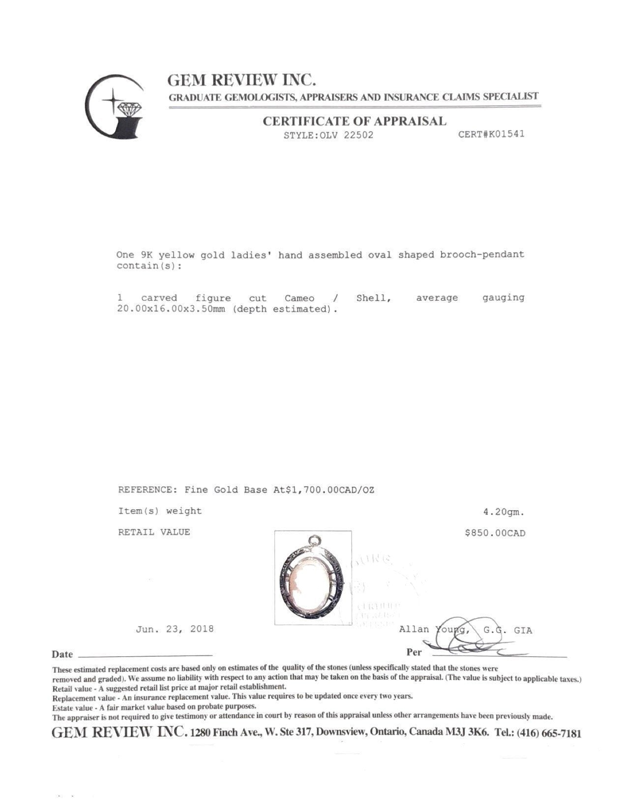 Antique Cameo Brooch/Pendant