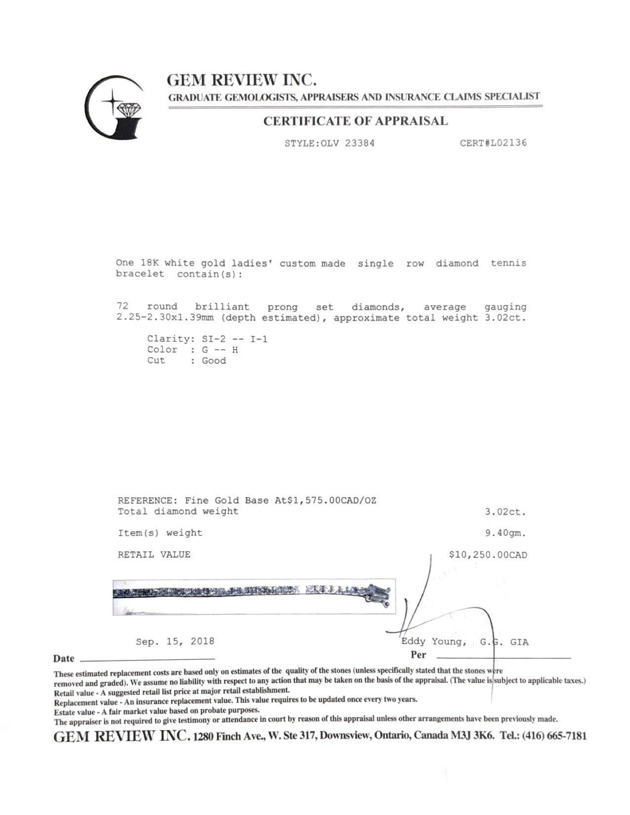 Diamond Tennis Bracelet